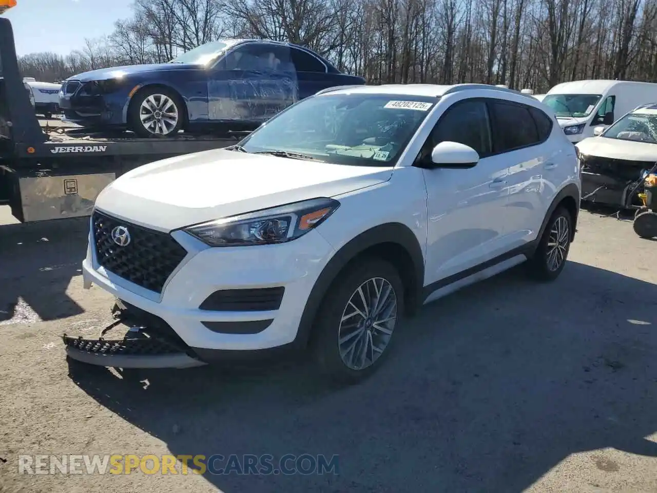 1 Photograph of a damaged car KM8J3CAL7LU214868 HYUNDAI TUCSON 2020