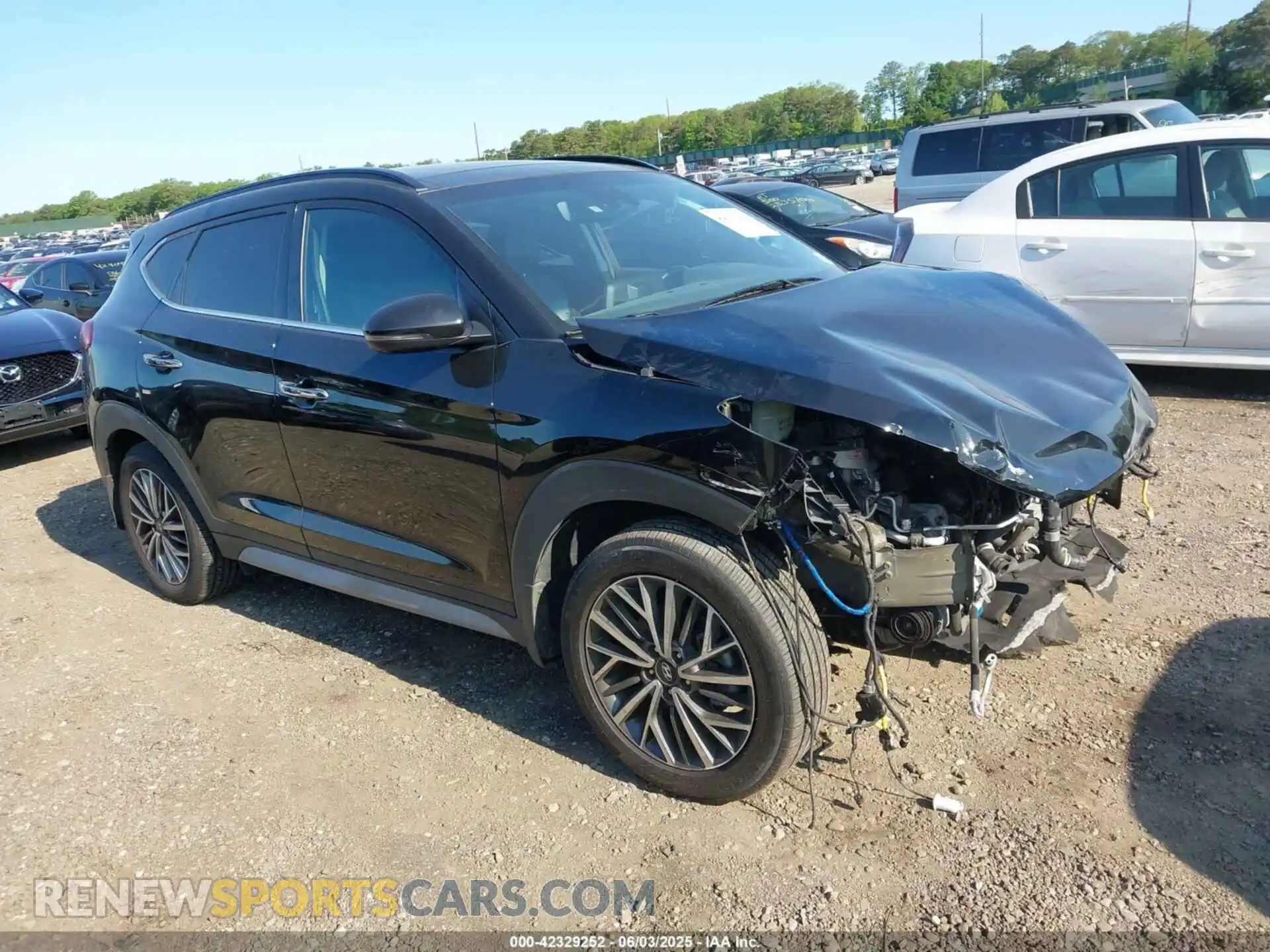 1 Photograph of a damaged car KM8J3CAL9LU242591 HYUNDAI TUCSON 2020