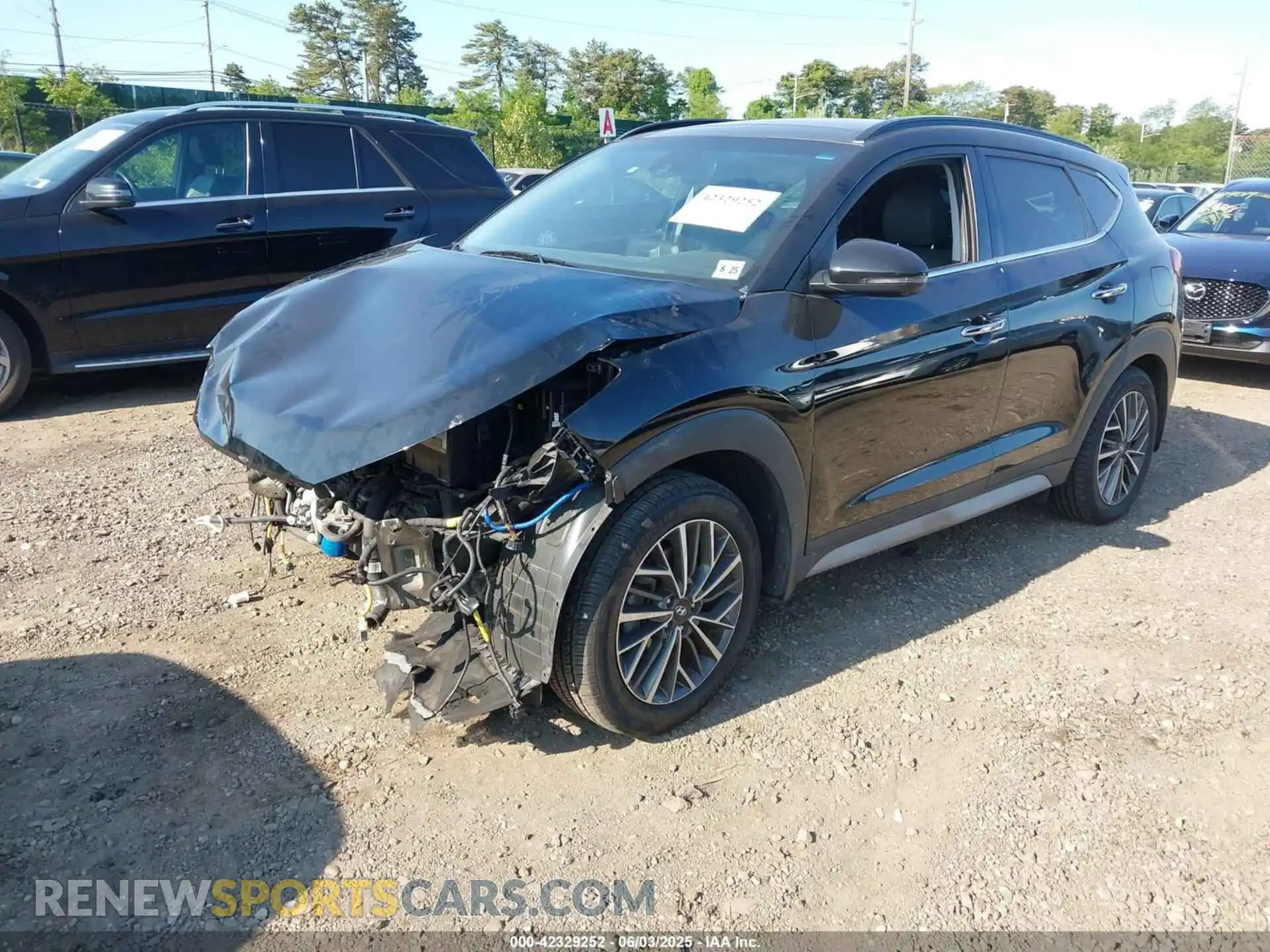 2 Photograph of a damaged car KM8J3CAL9LU242591 HYUNDAI TUCSON 2020