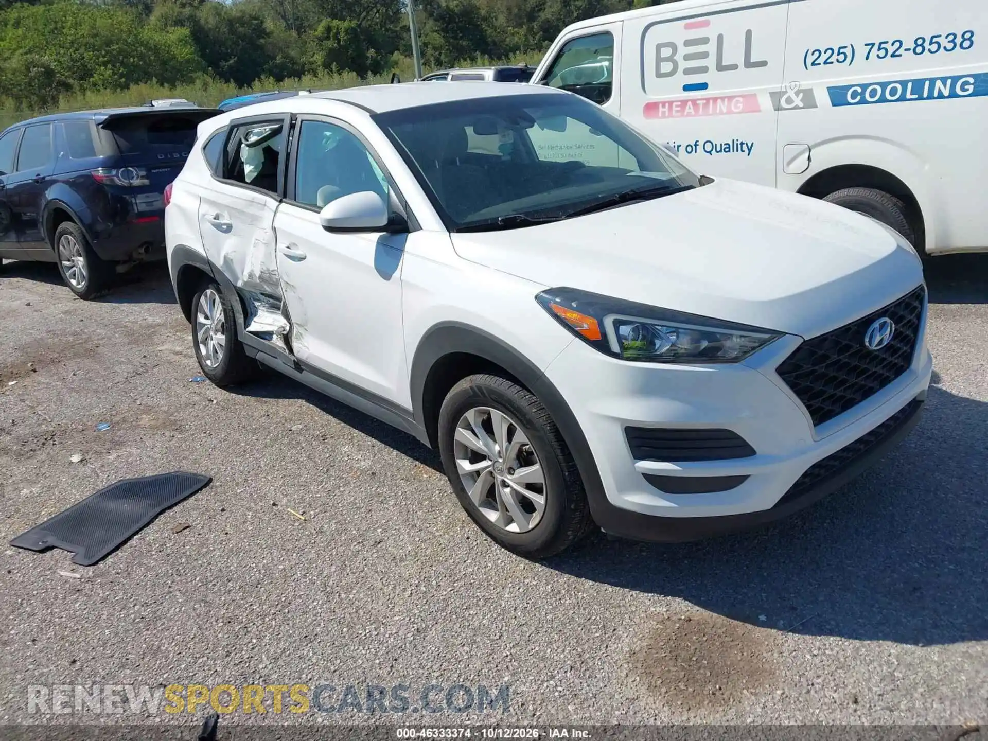 1 Photograph of a damaged car KM8J23A40MU366830 HYUNDAI TUCSON 2021