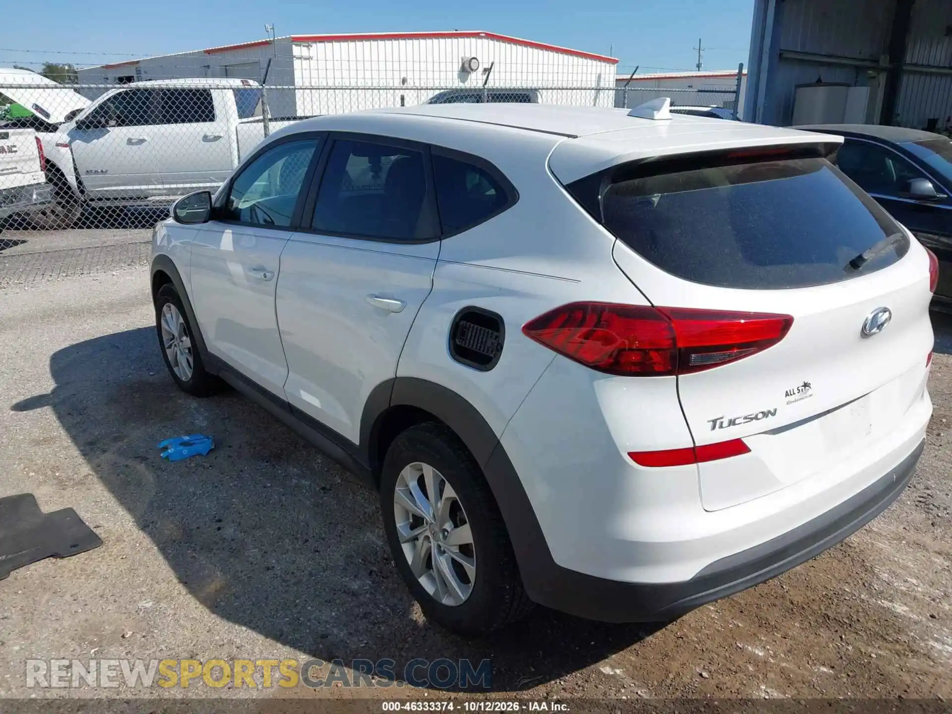 3 Photograph of a damaged car KM8J23A40MU366830 HYUNDAI TUCSON 2021