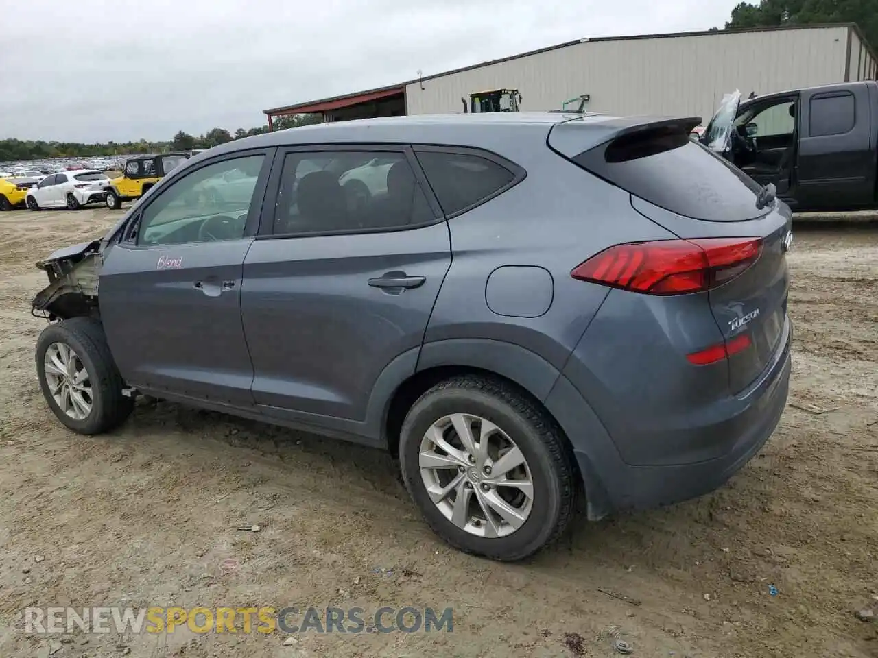 2 Photograph of a damaged car KM8J23A42MU301252 HYUNDAI TUCSON 2021