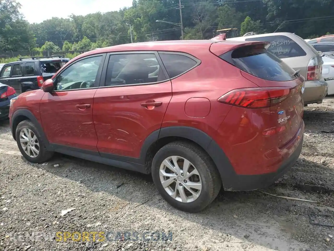 2 Photograph of a damaged car KM8J23A45MU404875 HYUNDAI TUCSON 2021