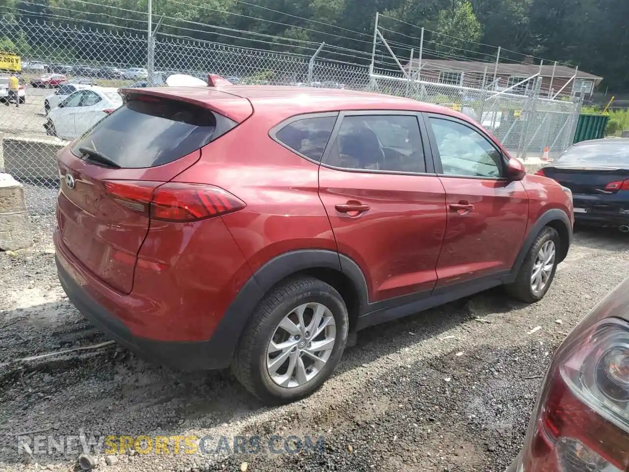 3 Photograph of a damaged car KM8J23A45MU404875 HYUNDAI TUCSON 2021