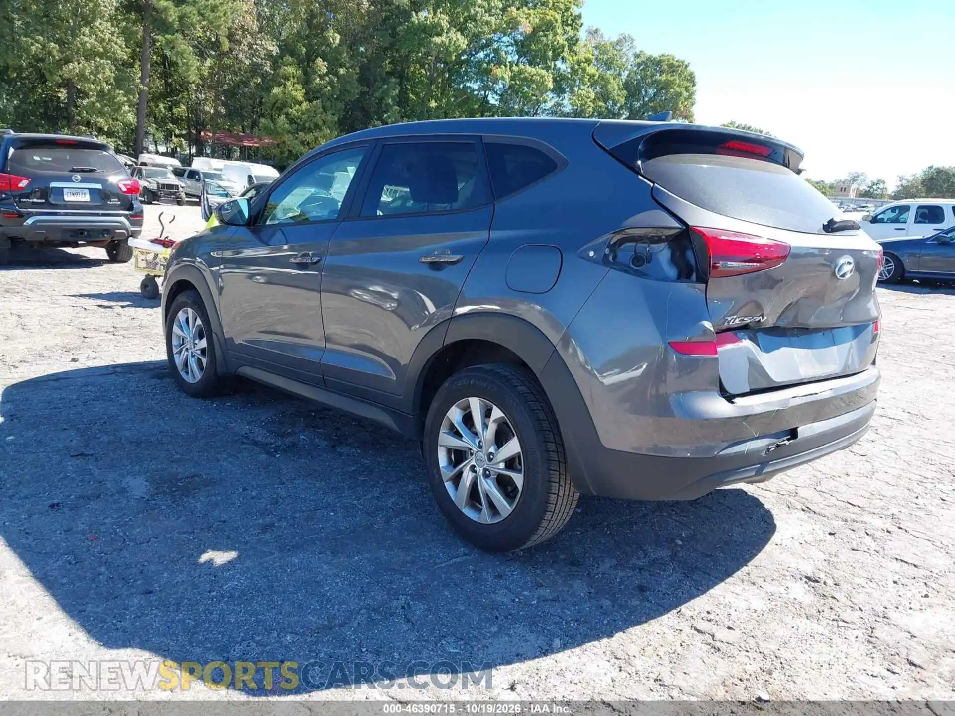 3 Photograph of a damaged car KM8J23A49MU326357 HYUNDAI TUCSON 2021