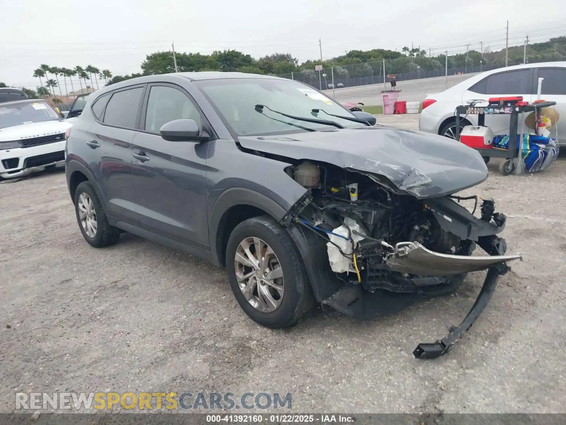 1 Photograph of a damaged car KM8J23A4XMU401910 HYUNDAI TUCSON 2021