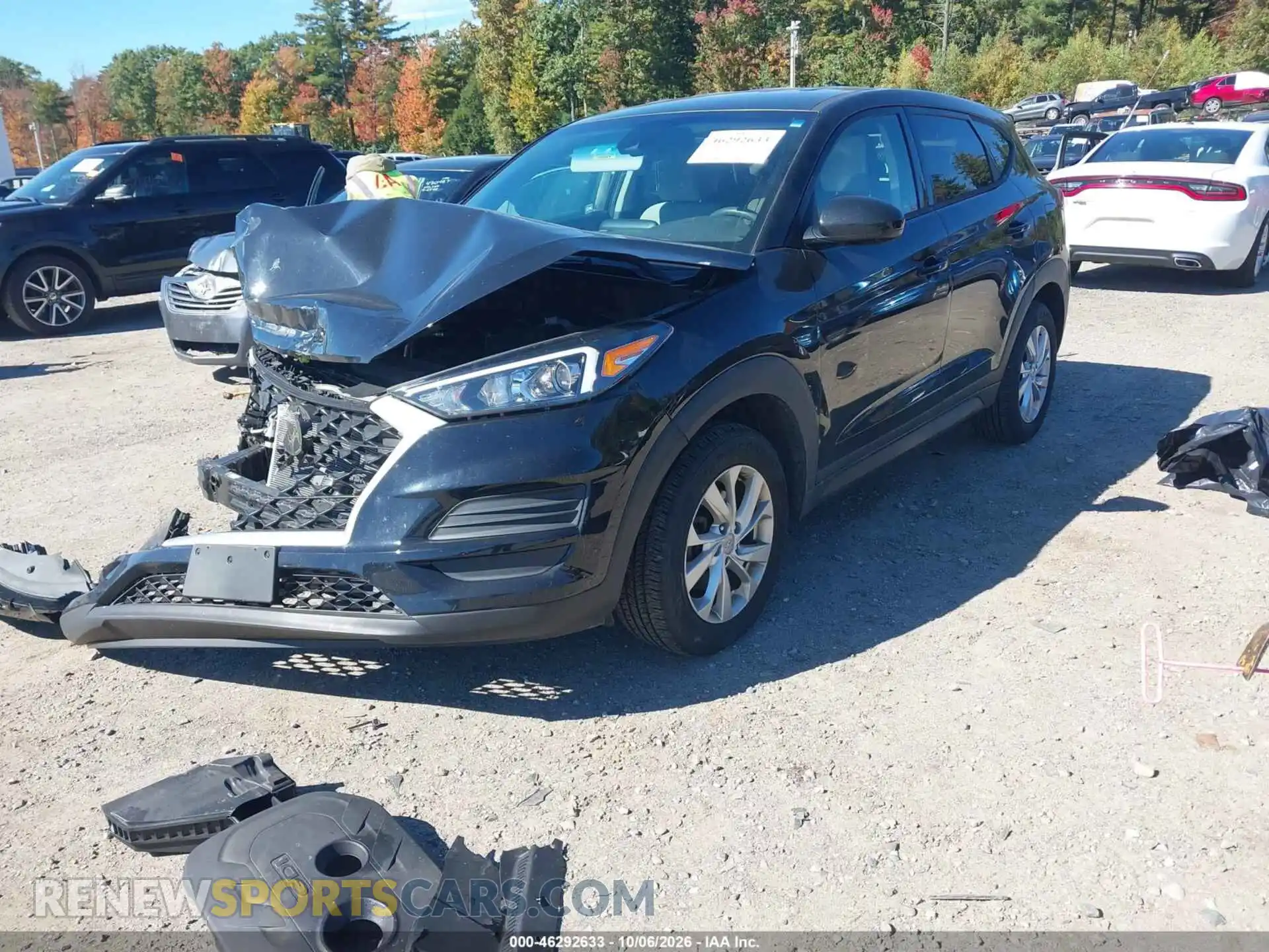 2 Photograph of a damaged car KM8J2CA41MU340768 HYUNDAI TUCSON 2021