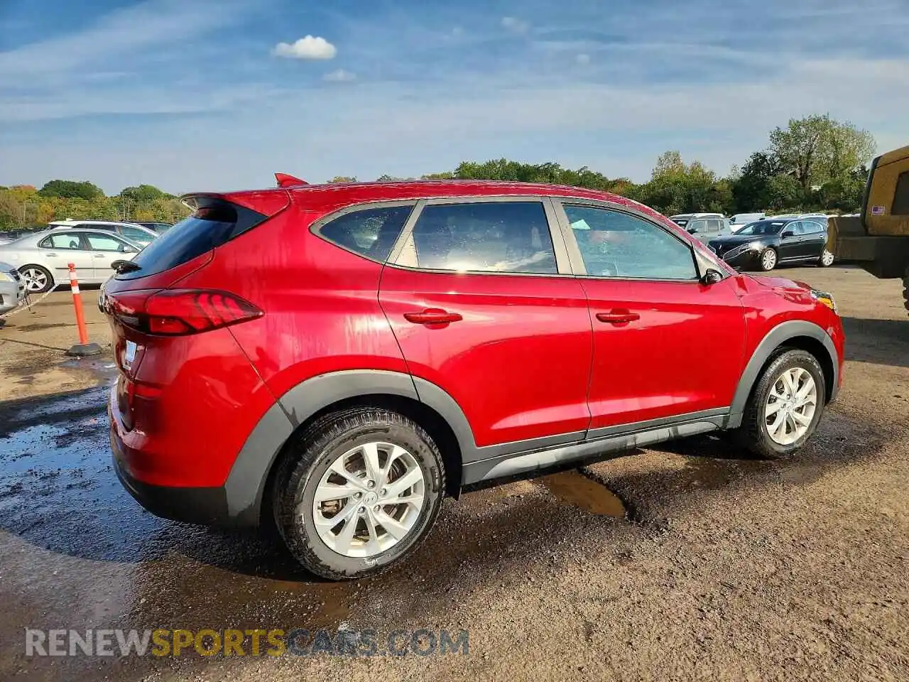 3 Photograph of a damaged car KM8J2CA42MU373567 HYUNDAI TUCSON 2021