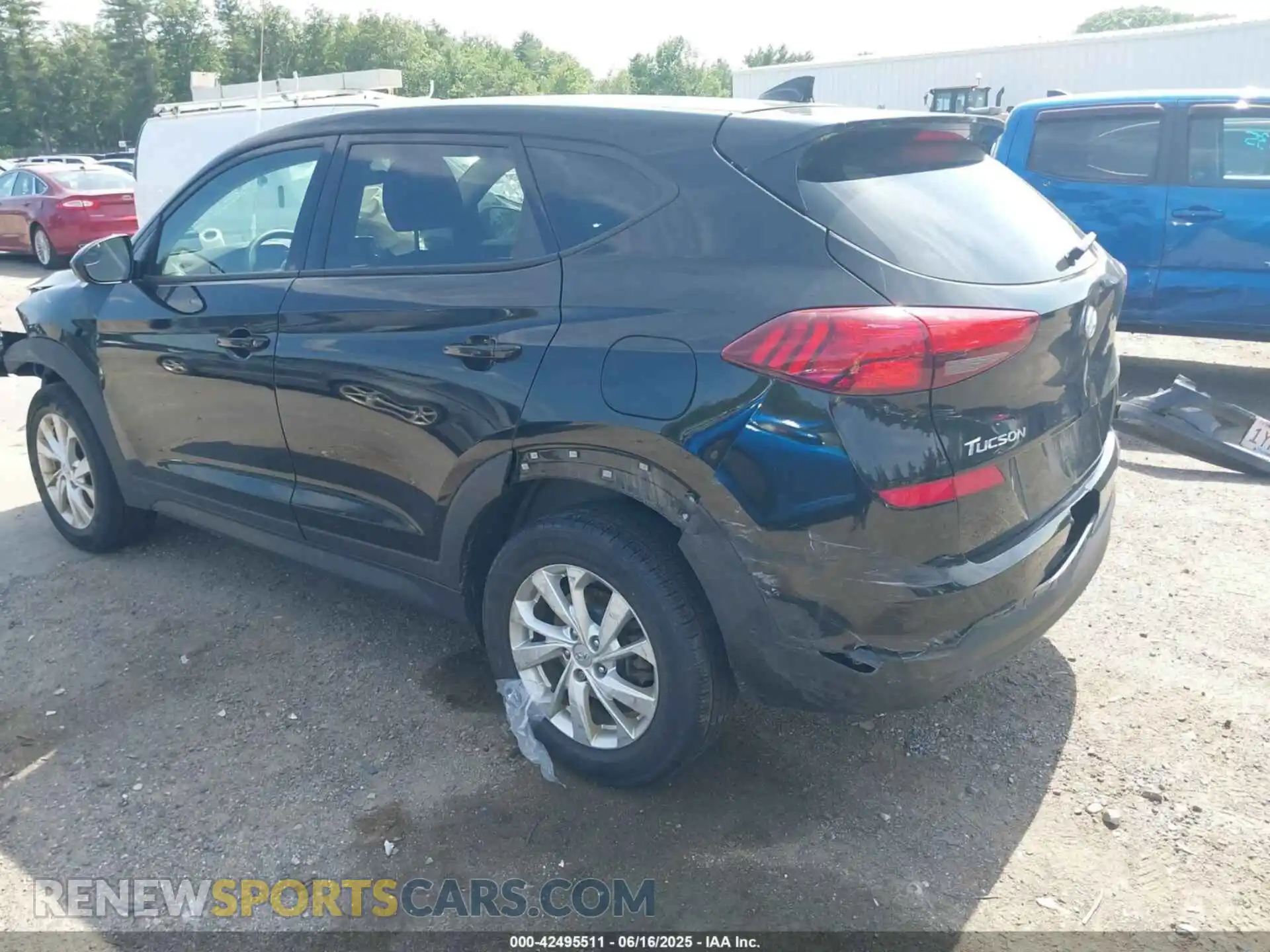 3 Фотография поврежденного автомобиля KM8J2CA43MU383007 HYUNDAI TUCSON 2021