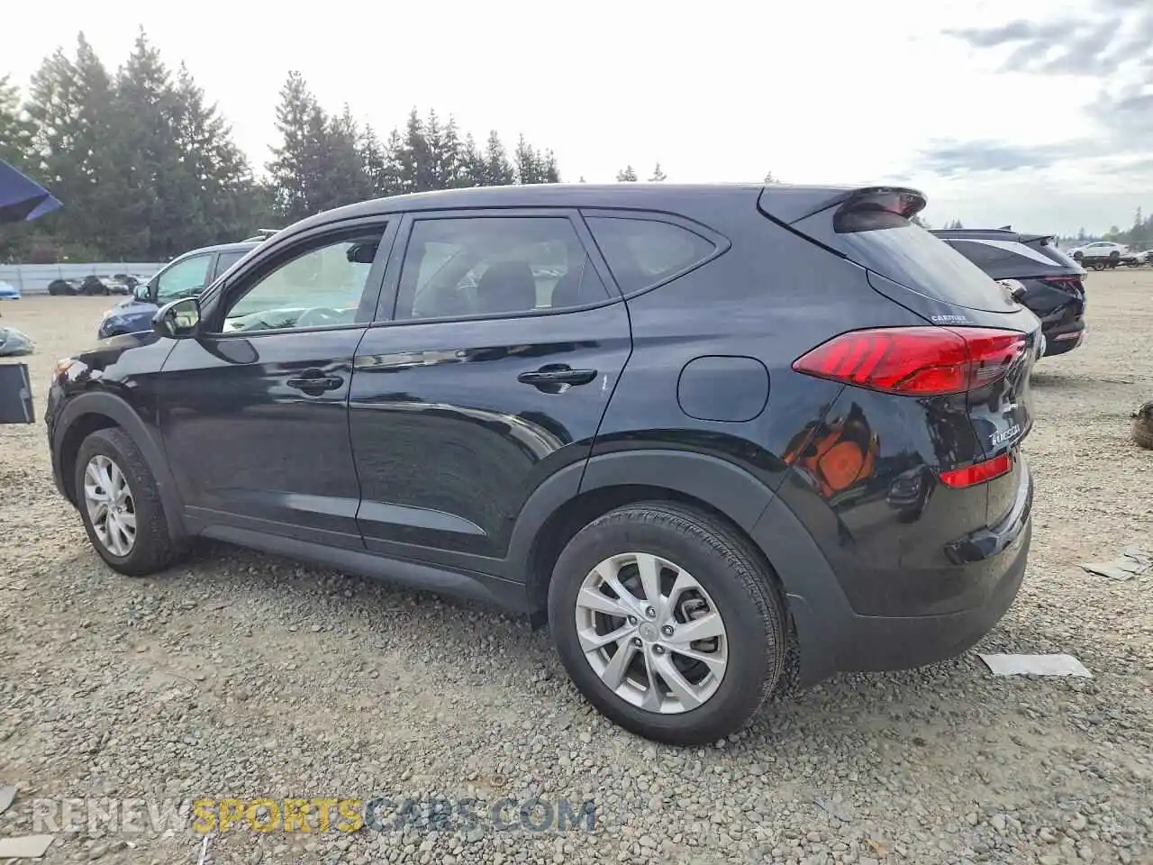 2 fotografías del automóvil dañado KM8J2CA44MU308641 HYUNDAI TUCSON 2021