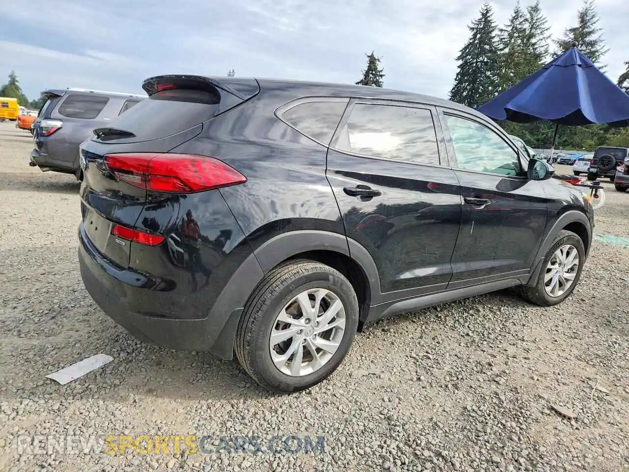 3 fotografías del automóvil dañado KM8J2CA44MU308641 HYUNDAI TUCSON 2021