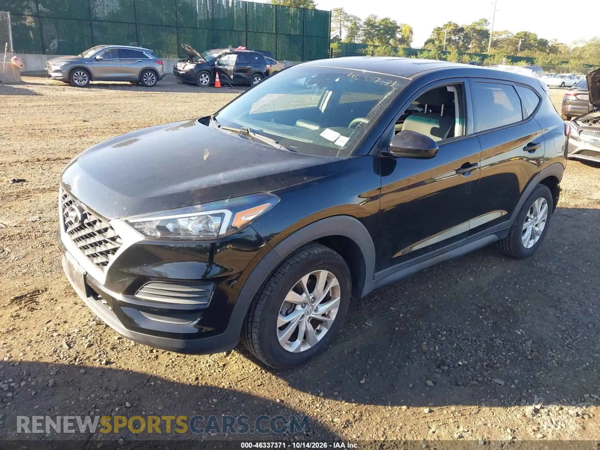 2 fotografías del automóvil dañado KM8J2CA44MU367107 HYUNDAI TUCSON 2021