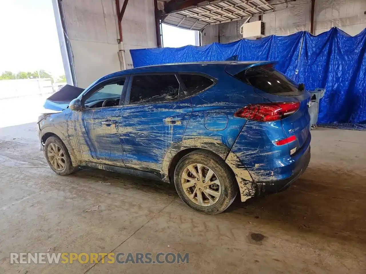 2 Photograph of a damaged car KM8J2CA45MU293180 HYUNDAI TUCSON 2021