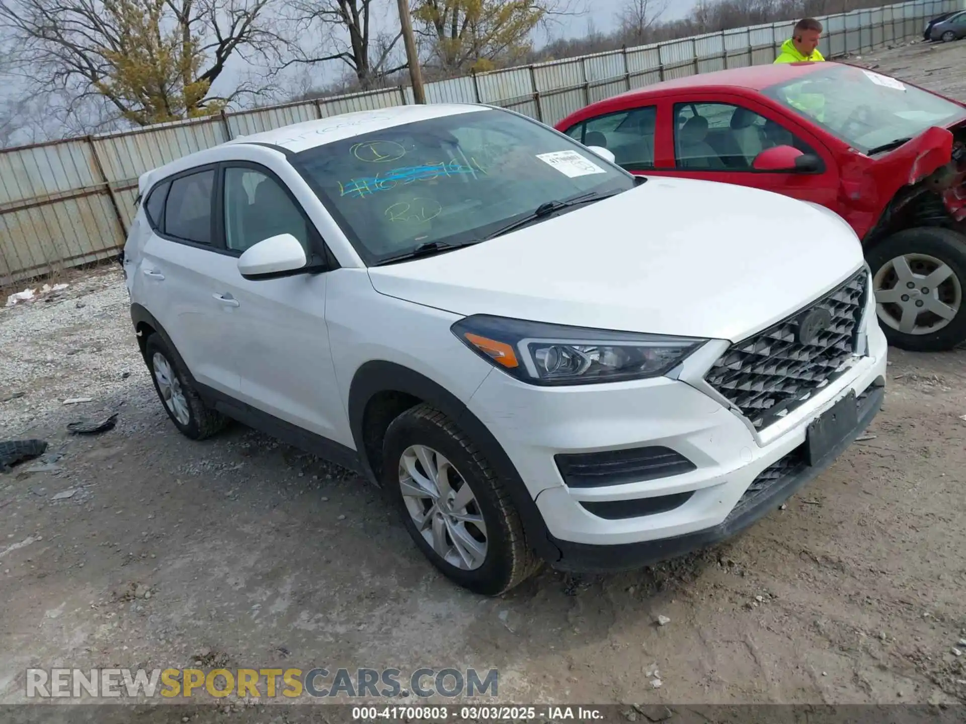 1 Photograph of a damaged car KM8J2CA46MU293186 HYUNDAI TUCSON 2021
