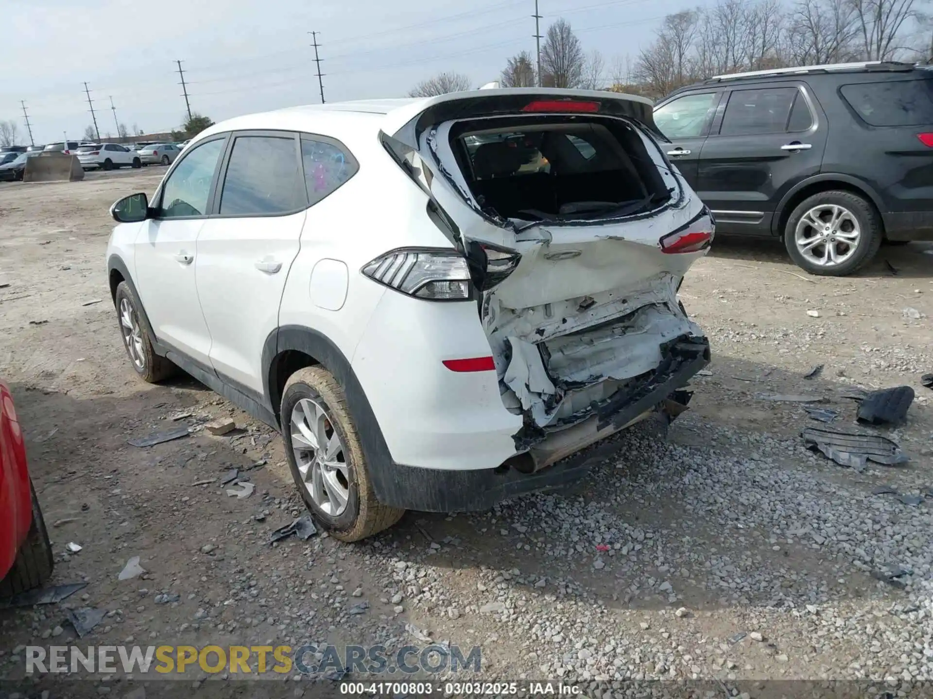 3 Photograph of a damaged car KM8J2CA46MU293186 HYUNDAI TUCSON 2021