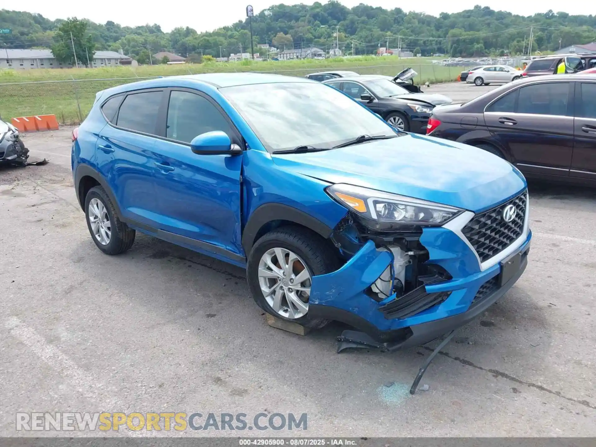 1 Photograph of a damaged car KM8J2CA47MU293181 HYUNDAI TUCSON 2021