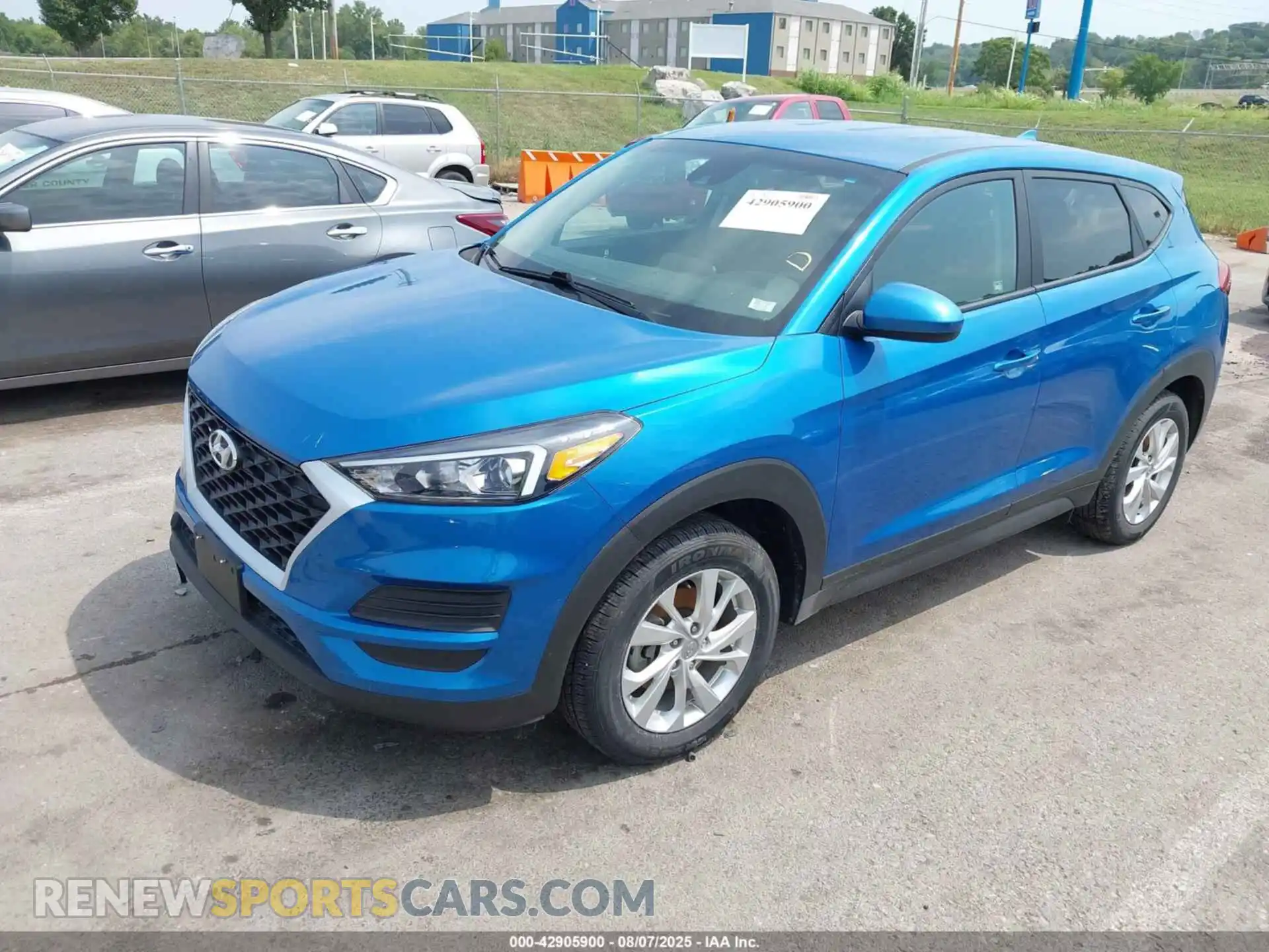 2 Photograph of a damaged car KM8J2CA47MU293181 HYUNDAI TUCSON 2021