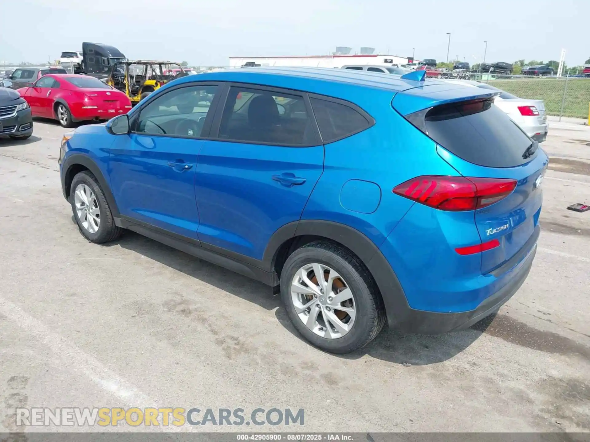 3 Photograph of a damaged car KM8J2CA47MU293181 HYUNDAI TUCSON 2021