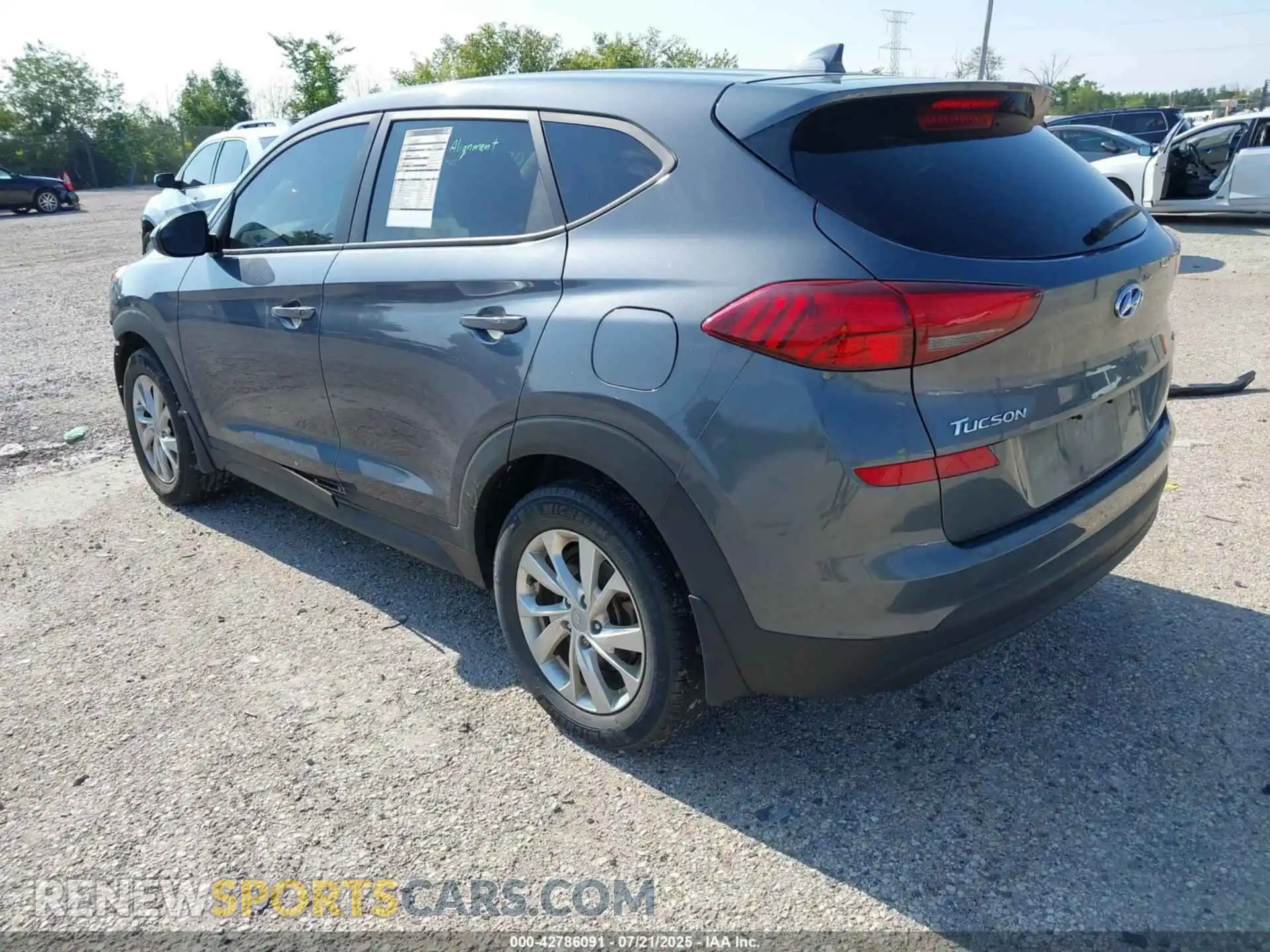 3 fotografías del automóvil dañado KM8J2CA4XMU364809 HYUNDAI TUCSON 2021