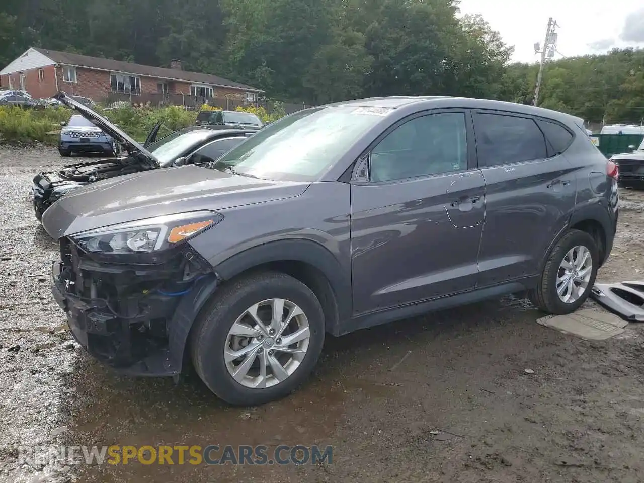 1 Photograph of a damaged car KM8J2CA4XMU390990 HYUNDAI TUCSON 2021
