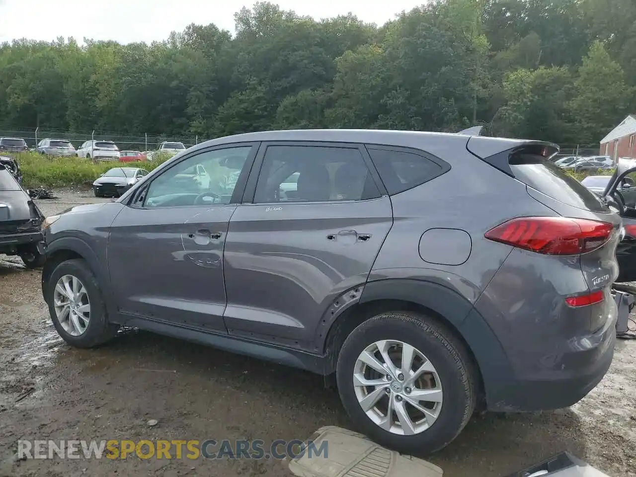 2 Photograph of a damaged car KM8J2CA4XMU390990 HYUNDAI TUCSON 2021