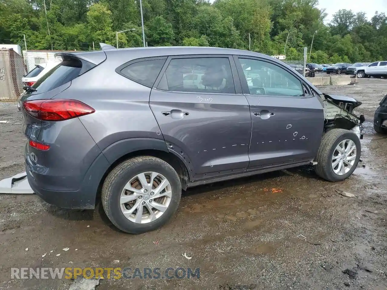 3 Photograph of a damaged car KM8J2CA4XMU390990 HYUNDAI TUCSON 2021