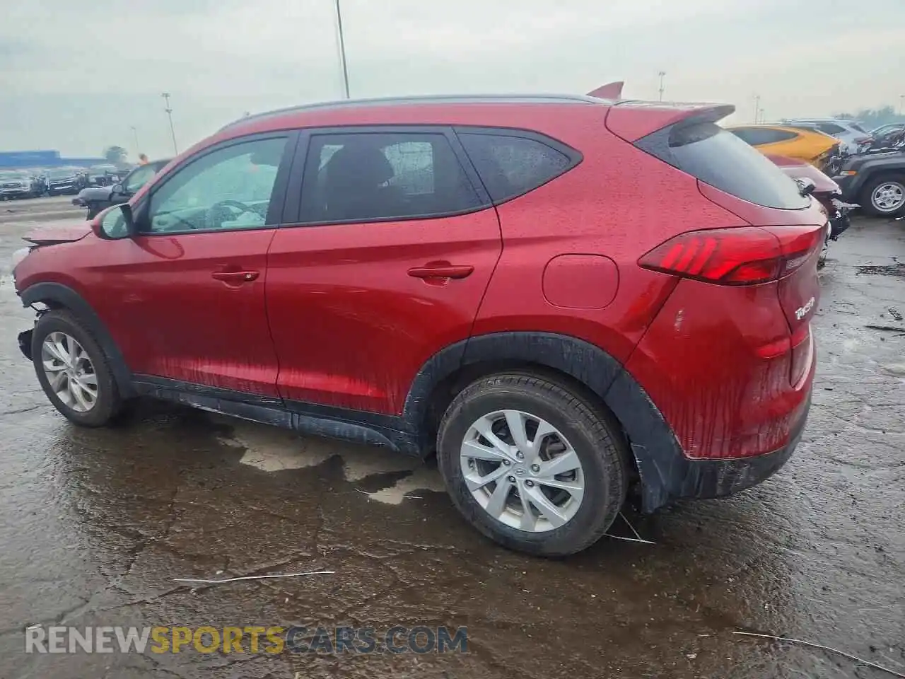 2 Фотография поврежденного автомобиля KM8J33A40MU360541 HYUNDAI TUCSON 2021