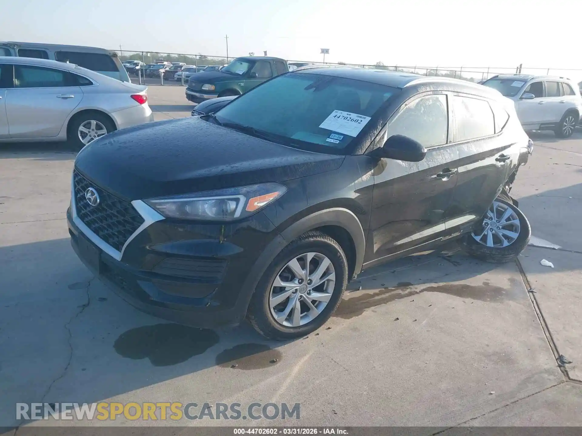 2 Photograph of a damaged car KM8J33A43MU366124 HYUNDAI TUCSON 2021