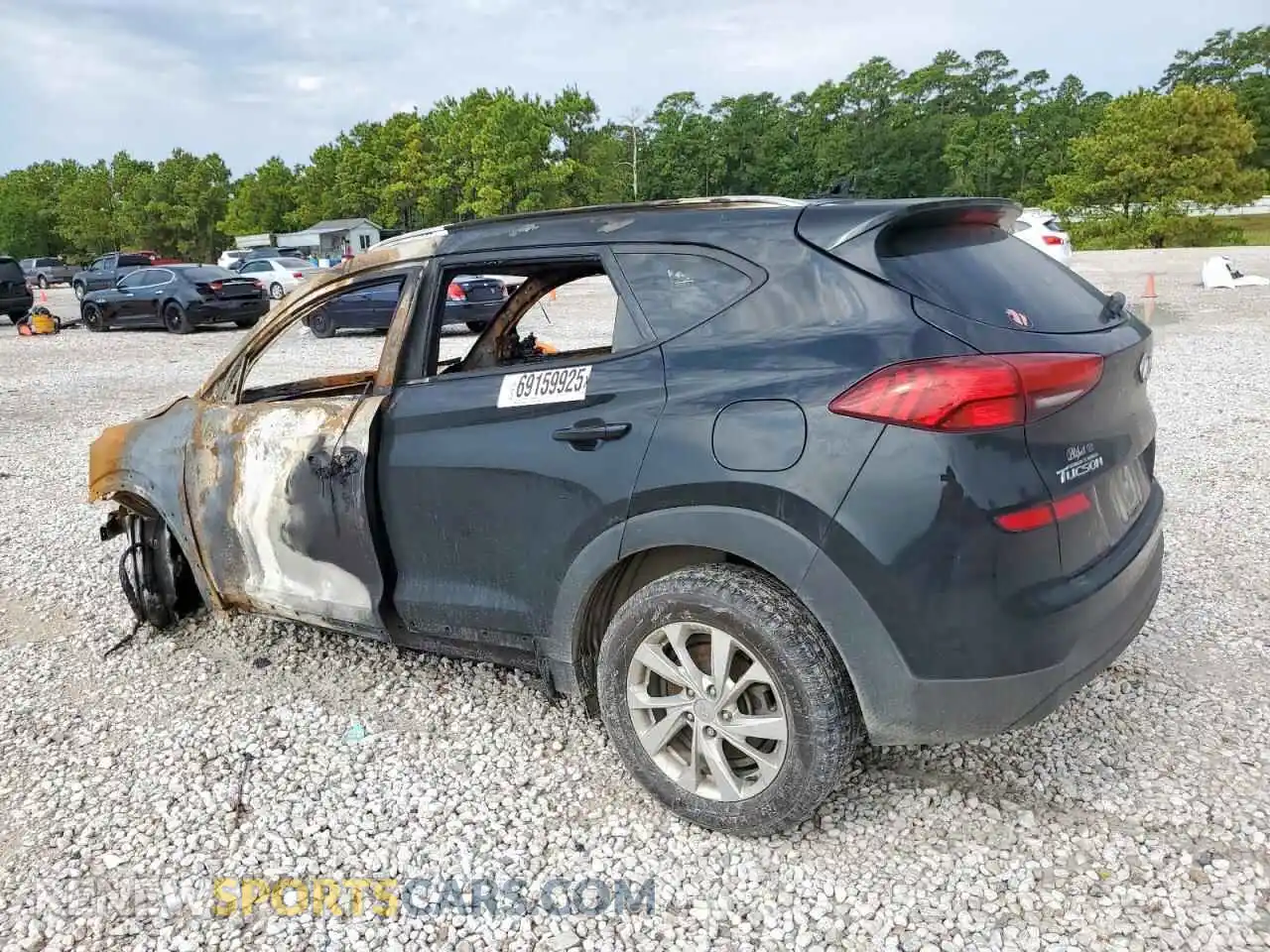 2 Фотография поврежденного автомобиля KM8J33A45MU307172 HYUNDAI TUCSON 2021