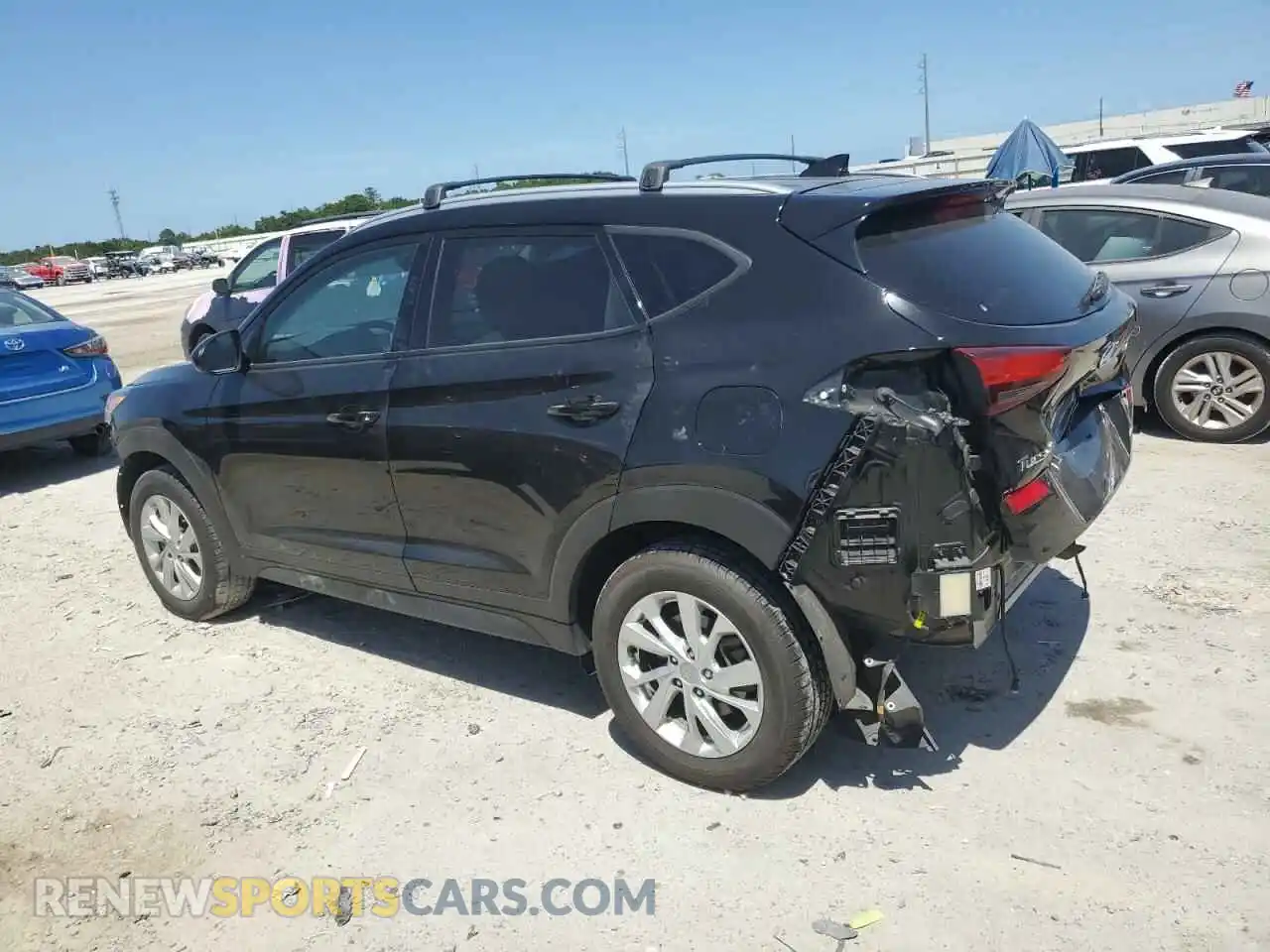 2 Photograph of a damaged car KM8J33A45MU381305 HYUNDAI TUCSON 2021