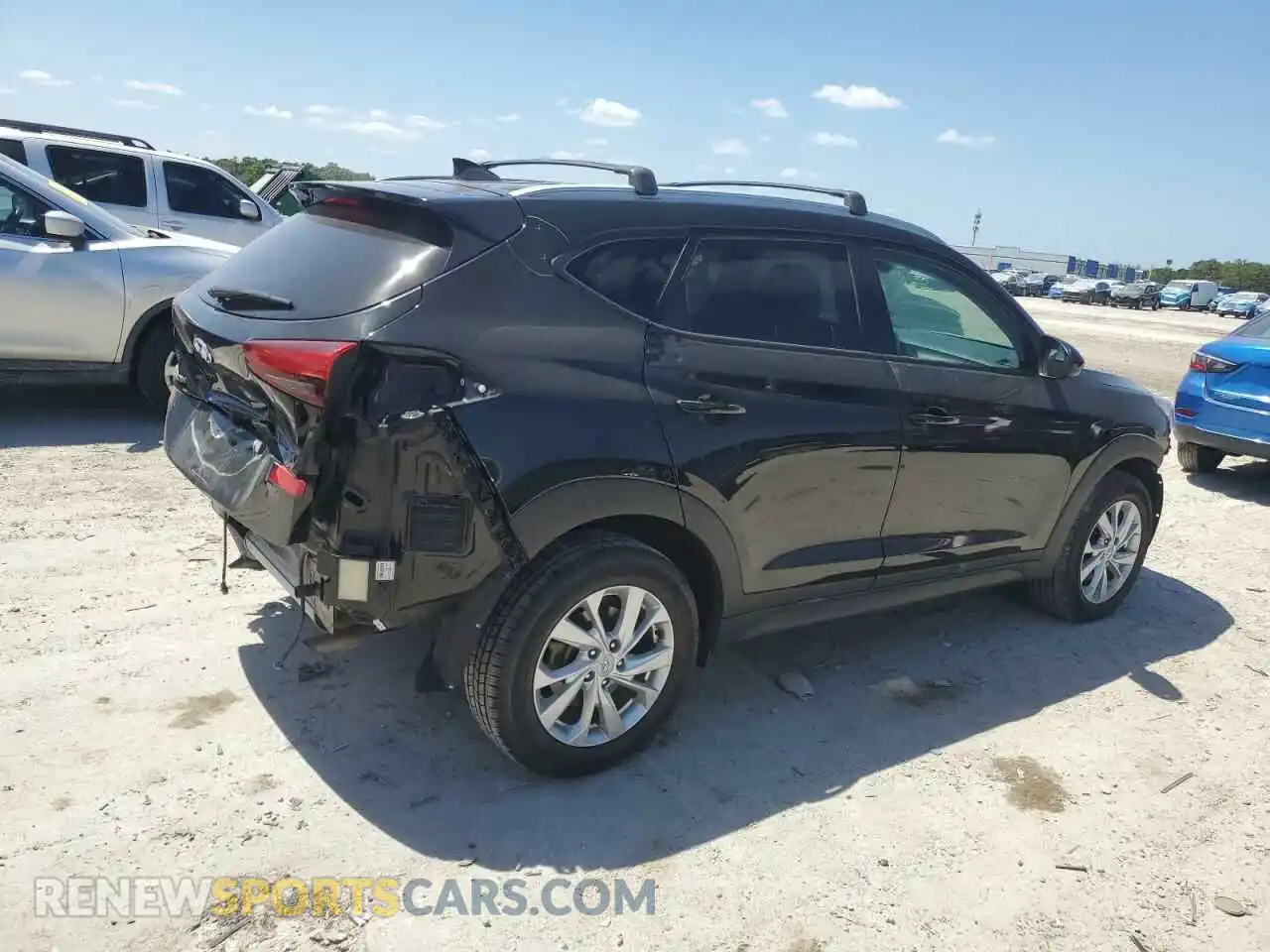 3 Photograph of a damaged car KM8J33A45MU381305 HYUNDAI TUCSON 2021