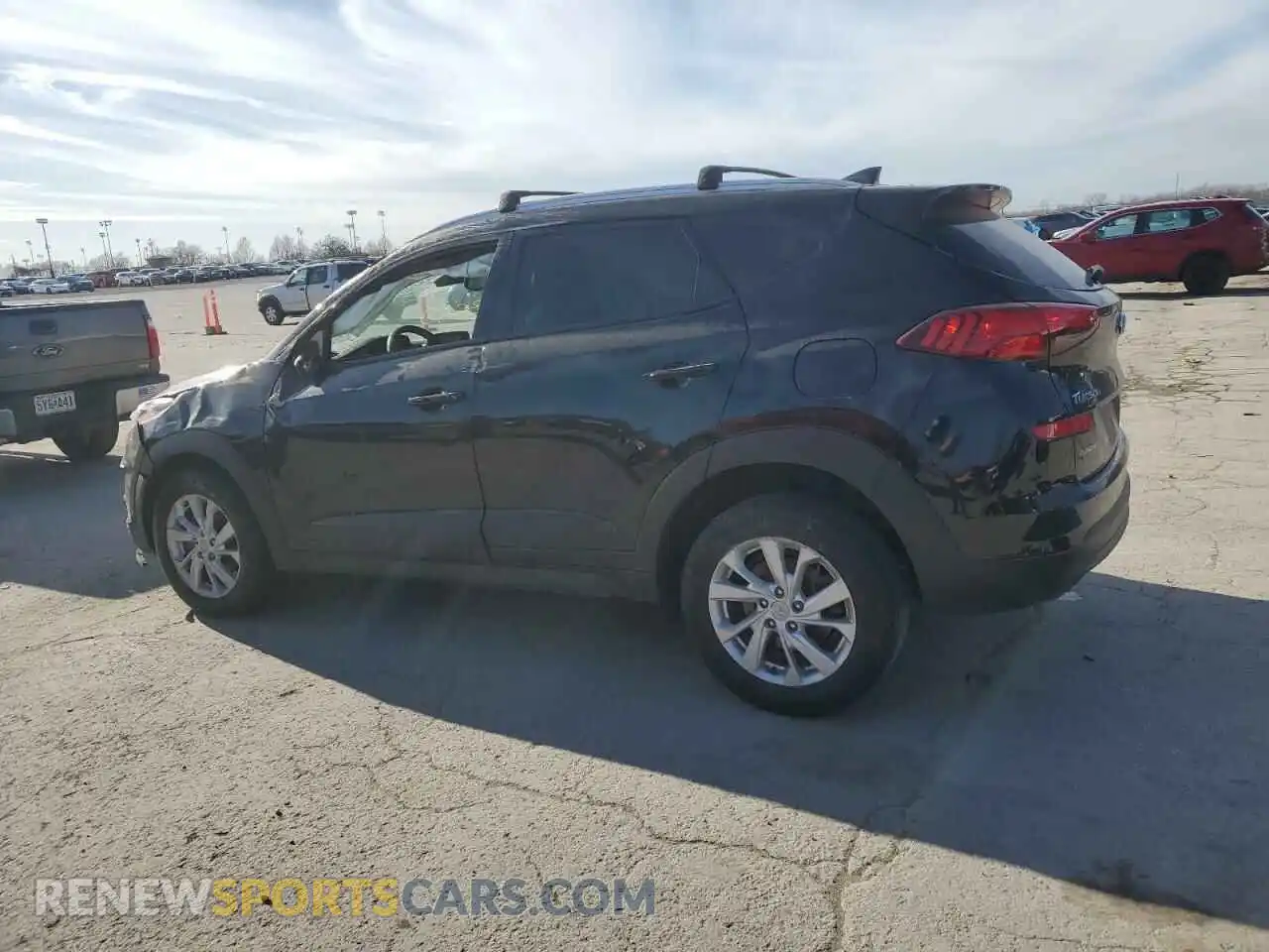 2 Photograph of a damaged car KM8J33A45MU381496 HYUNDAI TUCSON 2021