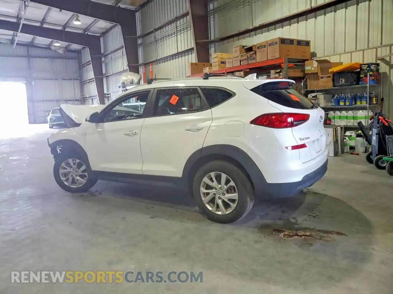 2 Photograph of a damaged car KM8J33A45MU401424 HYUNDAI TUCSON 2021
