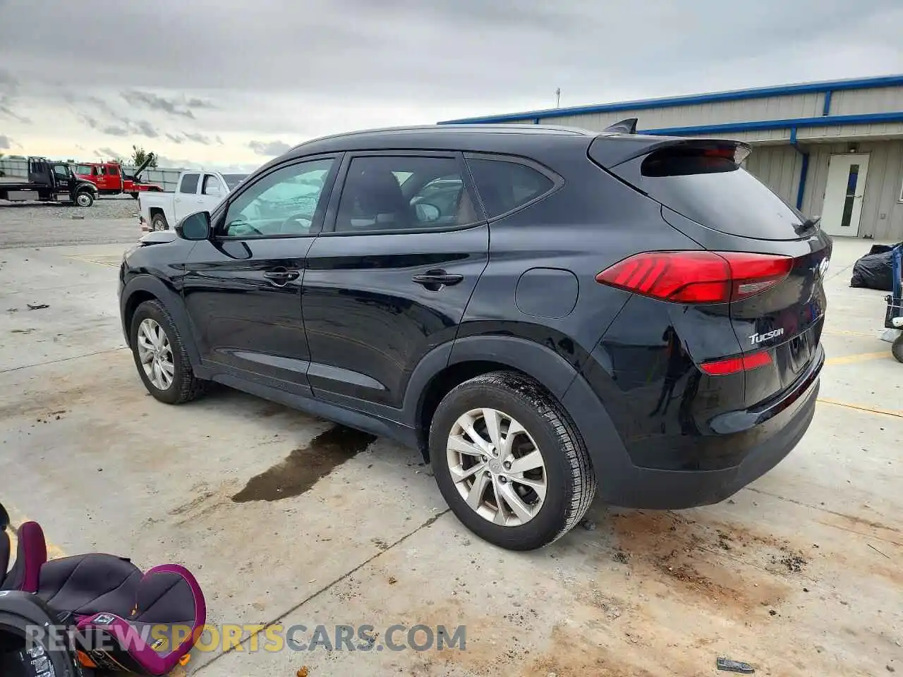 2 fotografías del automóvil dañado KM8J33A47MU410061 HYUNDAI TUCSON 2021