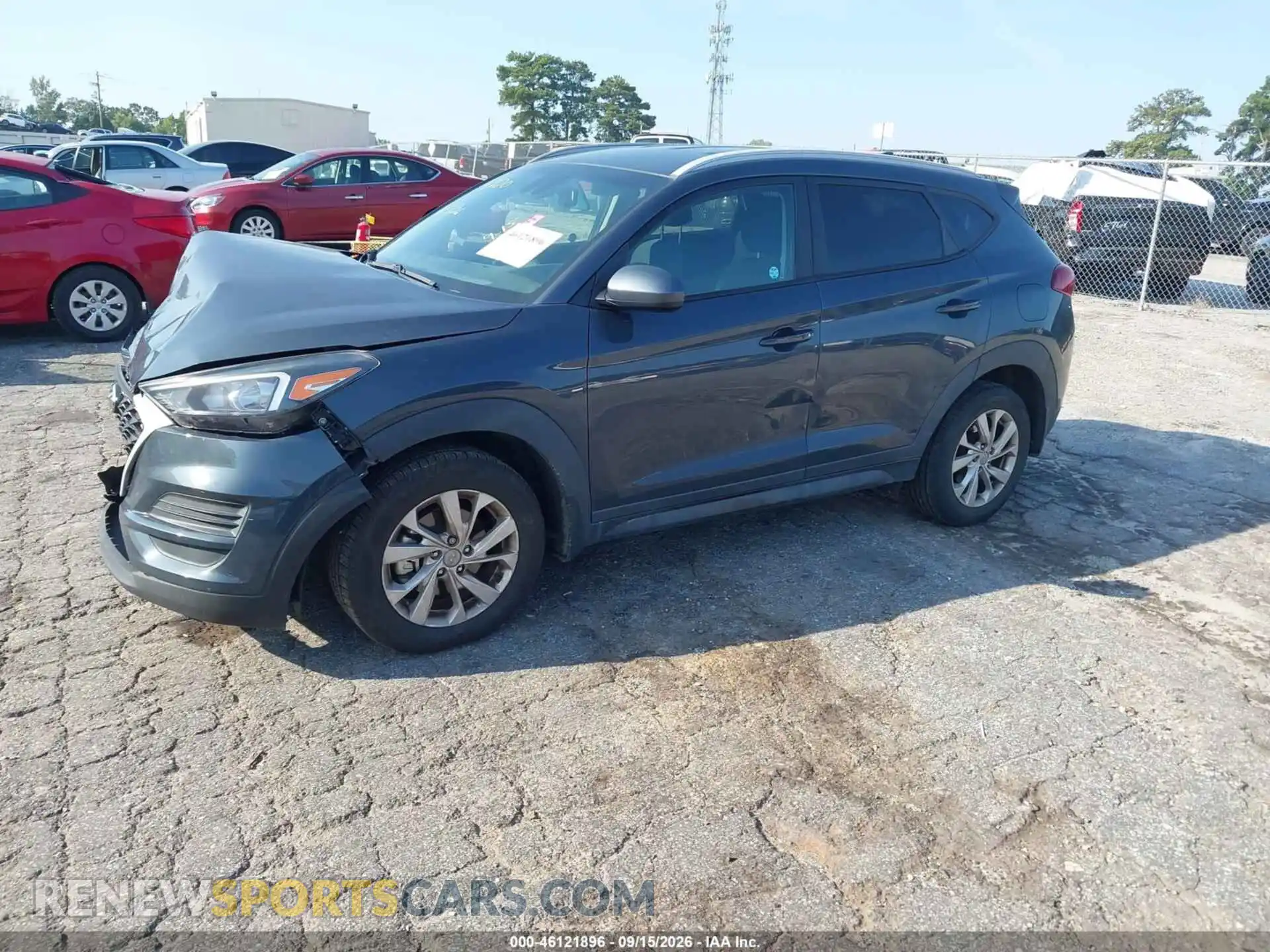 2 Photograph of a damaged car KM8J33A4XMU304820 HYUNDAI TUCSON 2021