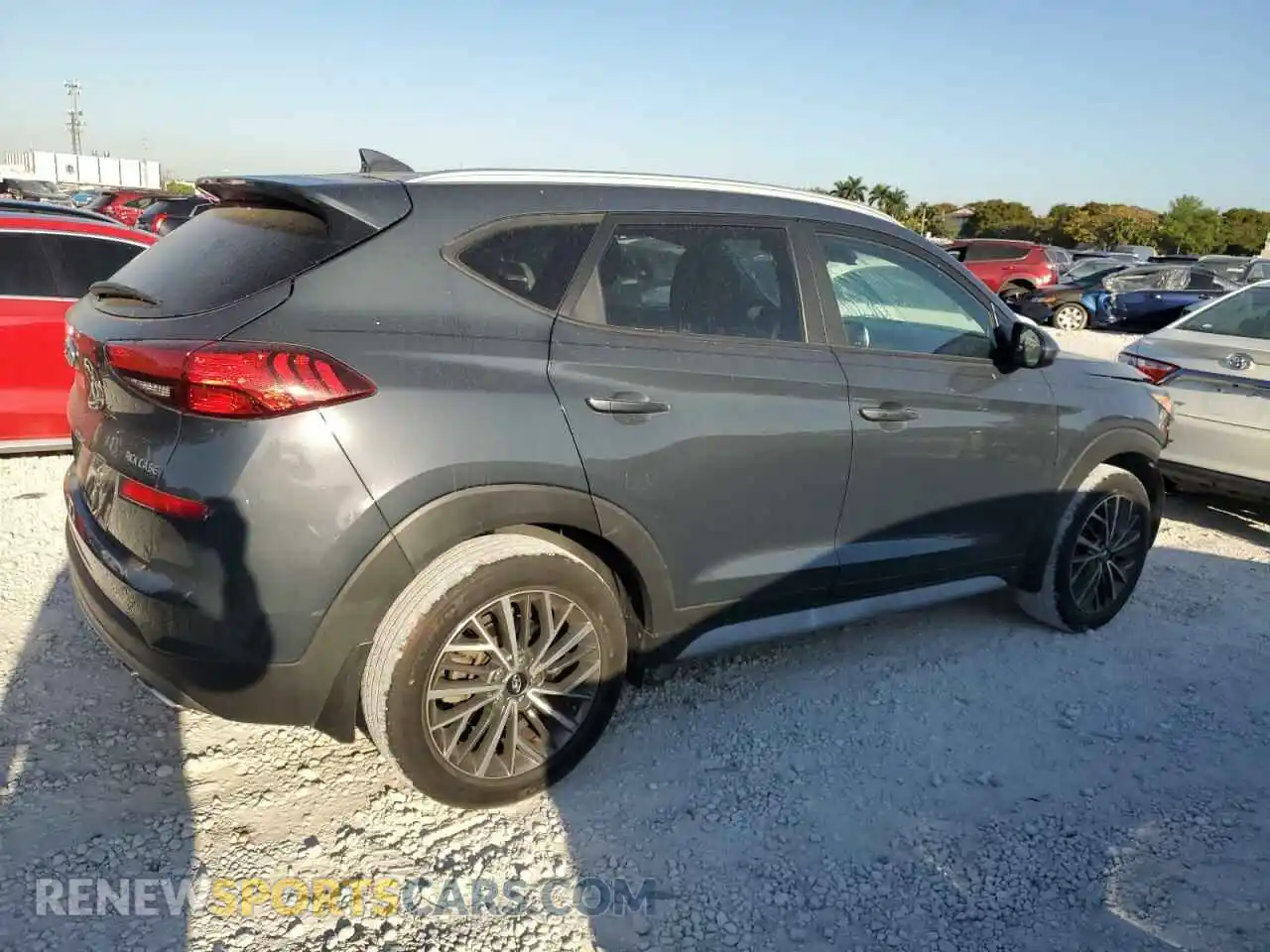 3 Photograph of a damaged car KM8J33AL0MU304770 HYUNDAI TUCSON 2021