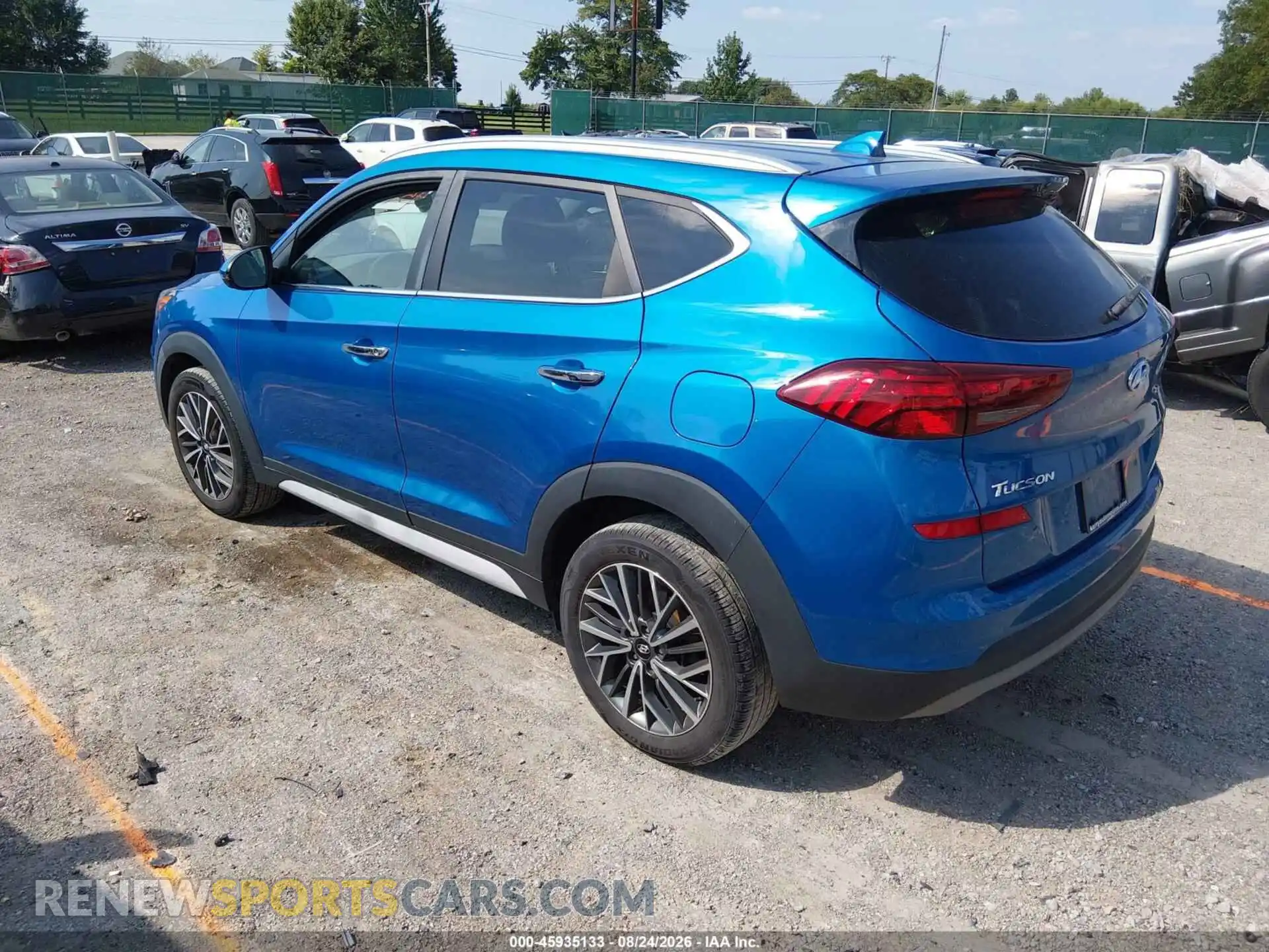 3 fotografías del automóvil dañado KM8J33AL0MU350664 HYUNDAI TUCSON 2021