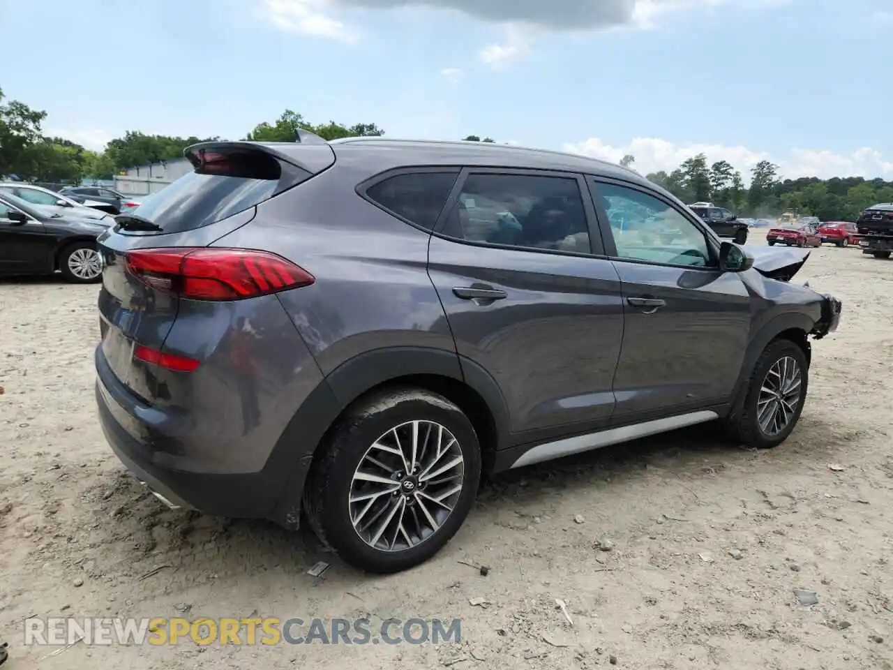3 Photograph of a damaged car KM8J33AL1MU350334 HYUNDAI TUCSON 2021