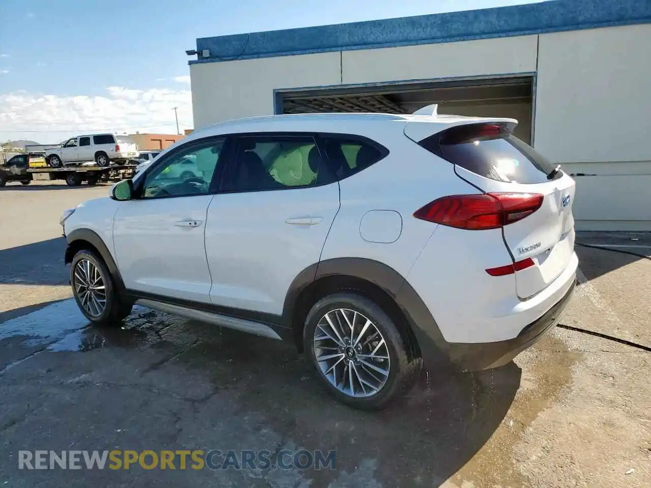 2 Photograph of a damaged car KM8J33AL1MU368395 HYUNDAI TUCSON 2021