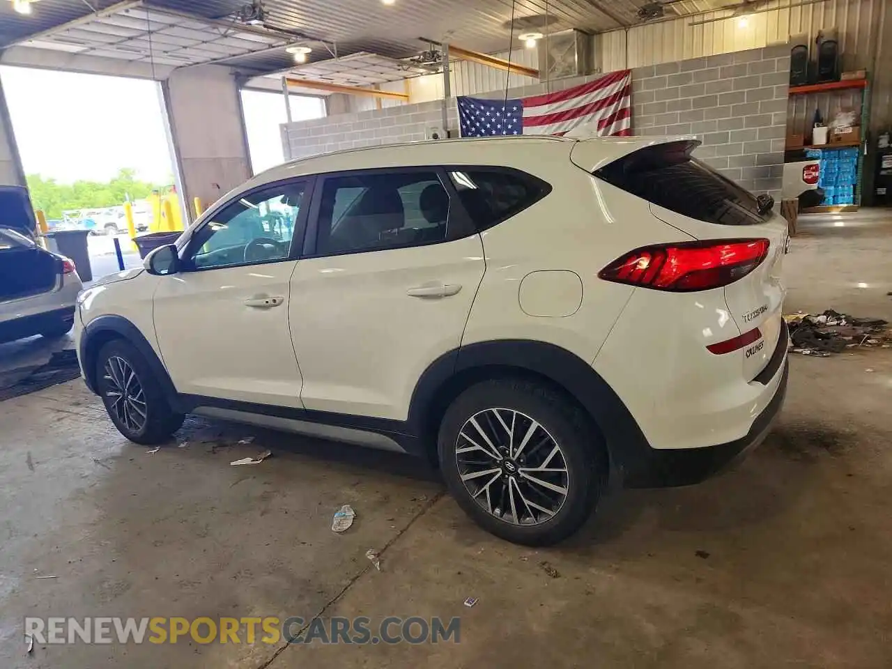 2 Photograph of a damaged car KM8J33AL1MU375461 HYUNDAI TUCSON 2021
