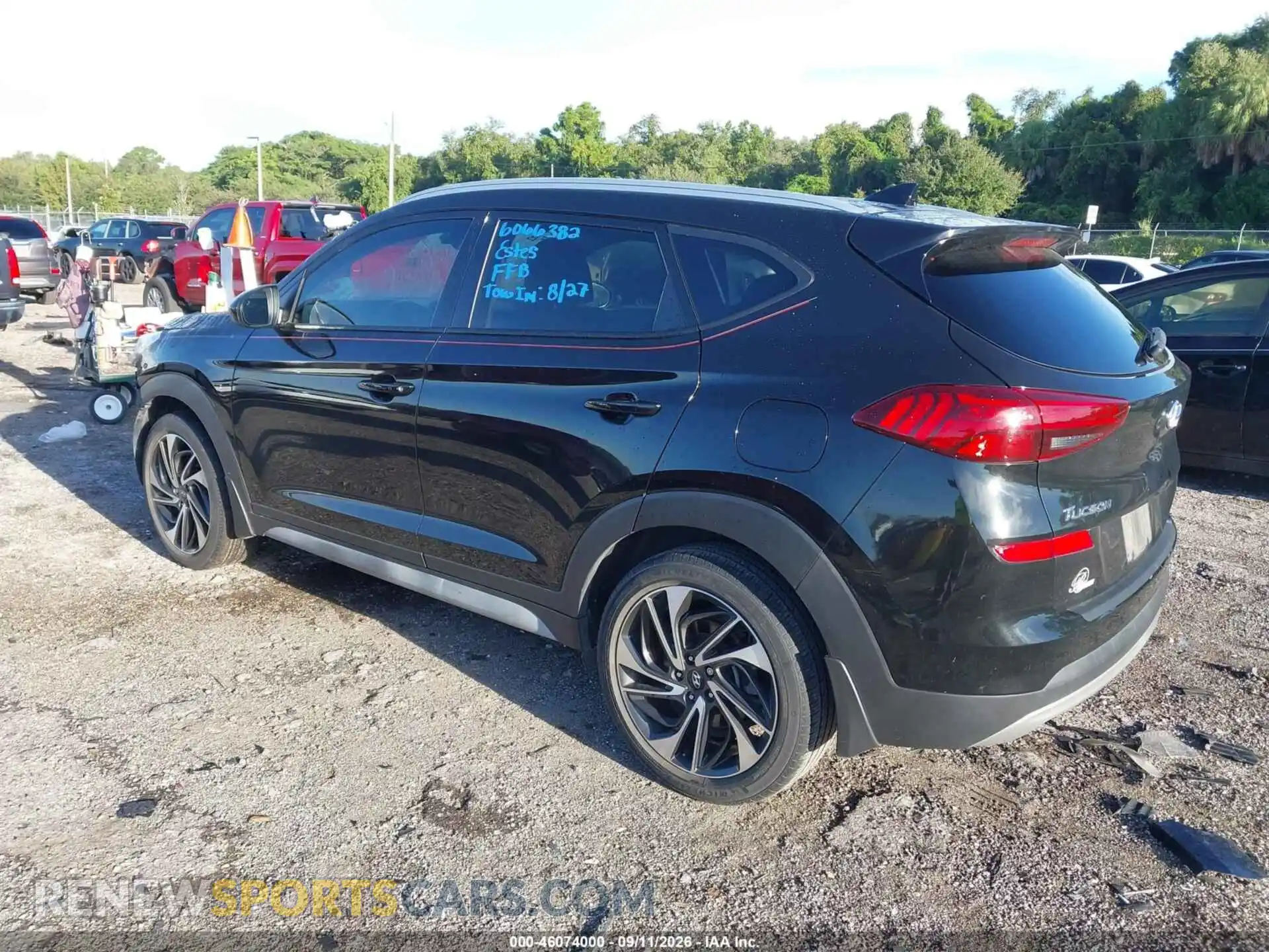3 fotografías del automóvil dañado KM8J33AL2MU289303 HYUNDAI TUCSON 2021