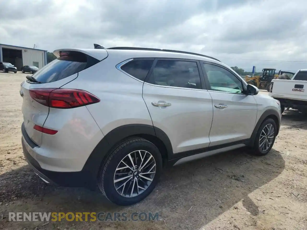3 Photograph of a damaged car KM8J33AL2MU361293 HYUNDAI TUCSON 2021