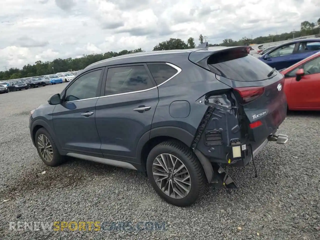 2 Photograph of a damaged car KM8J33AL2MU382385 HYUNDAI TUCSON 2021