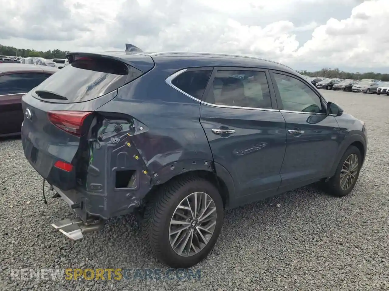 3 Photograph of a damaged car KM8J33AL2MU382385 HYUNDAI TUCSON 2021