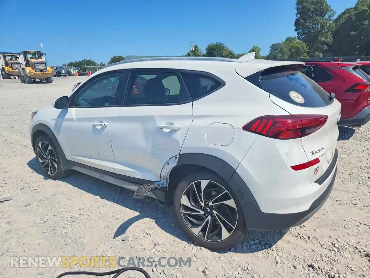 2 Photograph of a damaged car KM8J33AL3MU286328 HYUNDAI TUCSON 2021