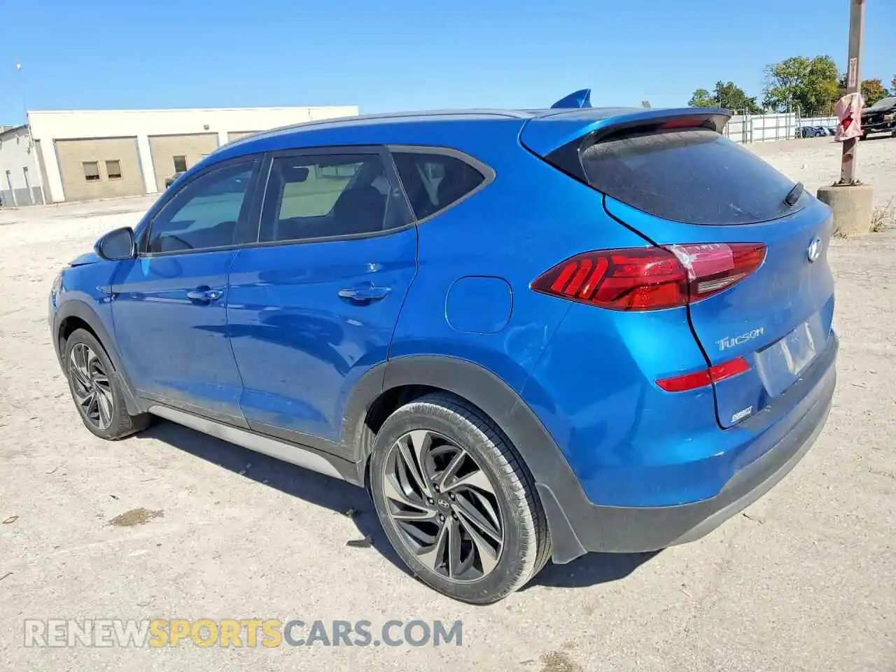 2 Photograph of a damaged car KM8J33AL3MU309607 HYUNDAI TUCSON 2021