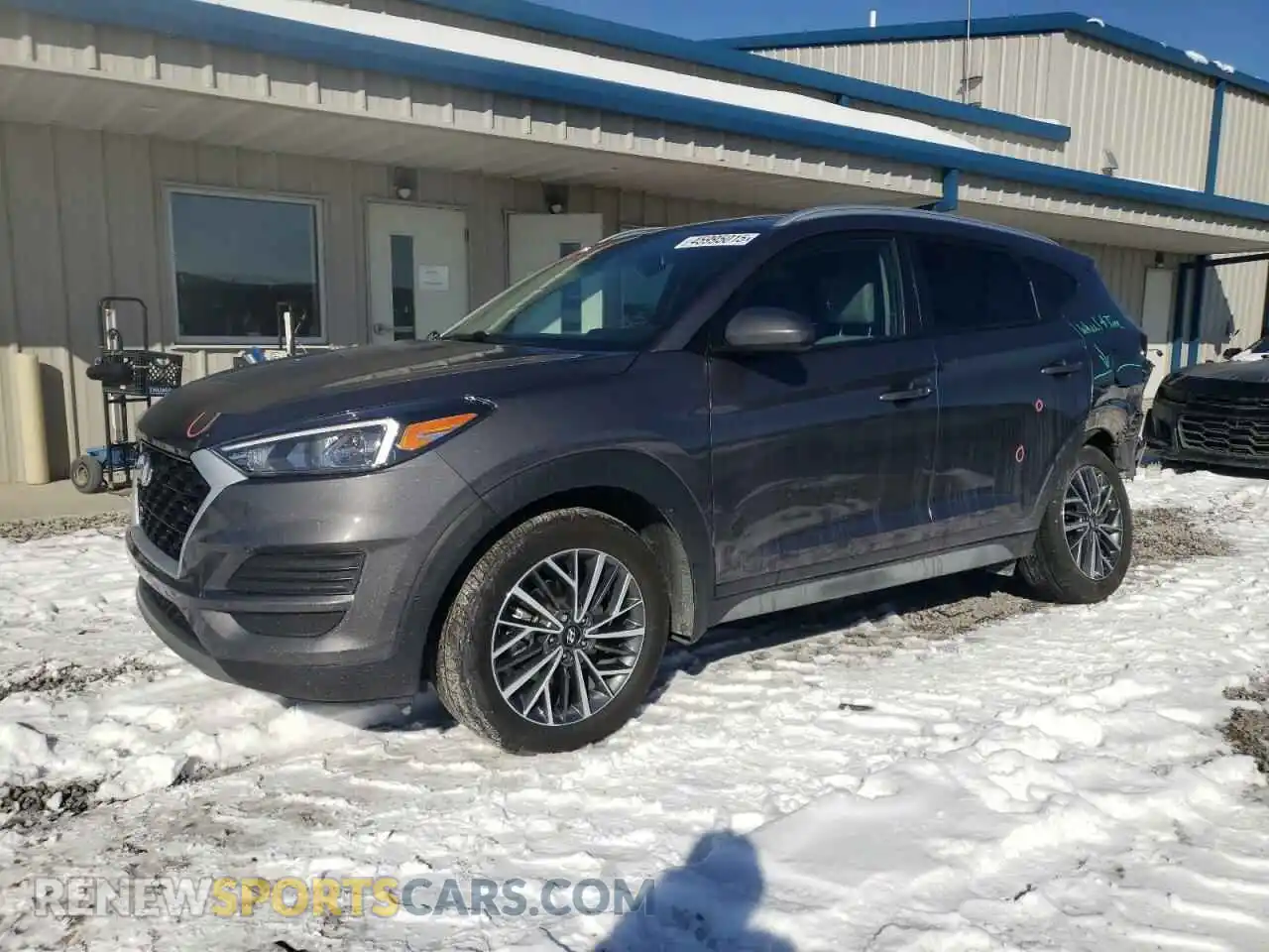 1 Photograph of a damaged car KM8J33AL3MU329470 HYUNDAI TUCSON 2021