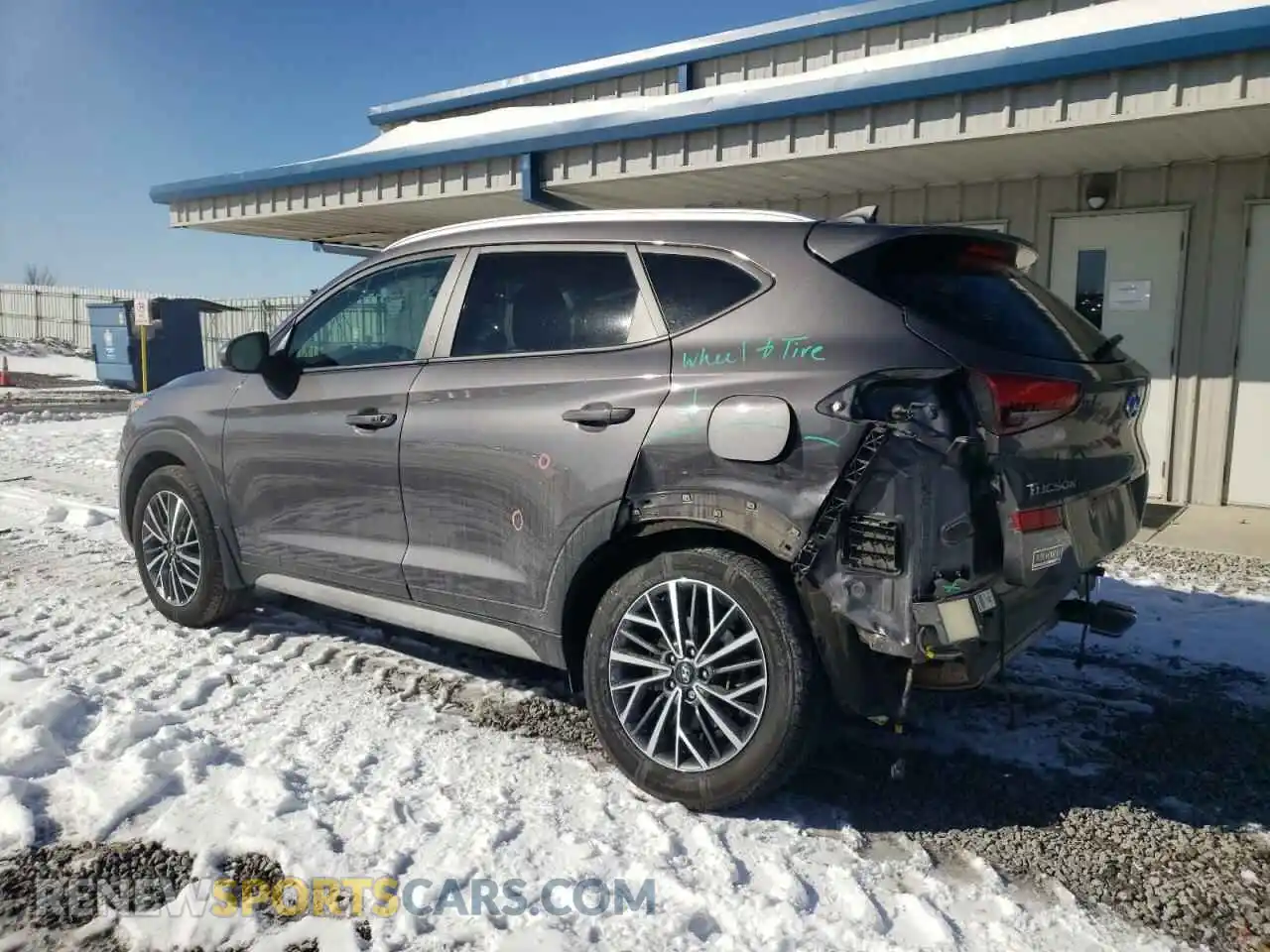 2 Photograph of a damaged car KM8J33AL3MU329470 HYUNDAI TUCSON 2021