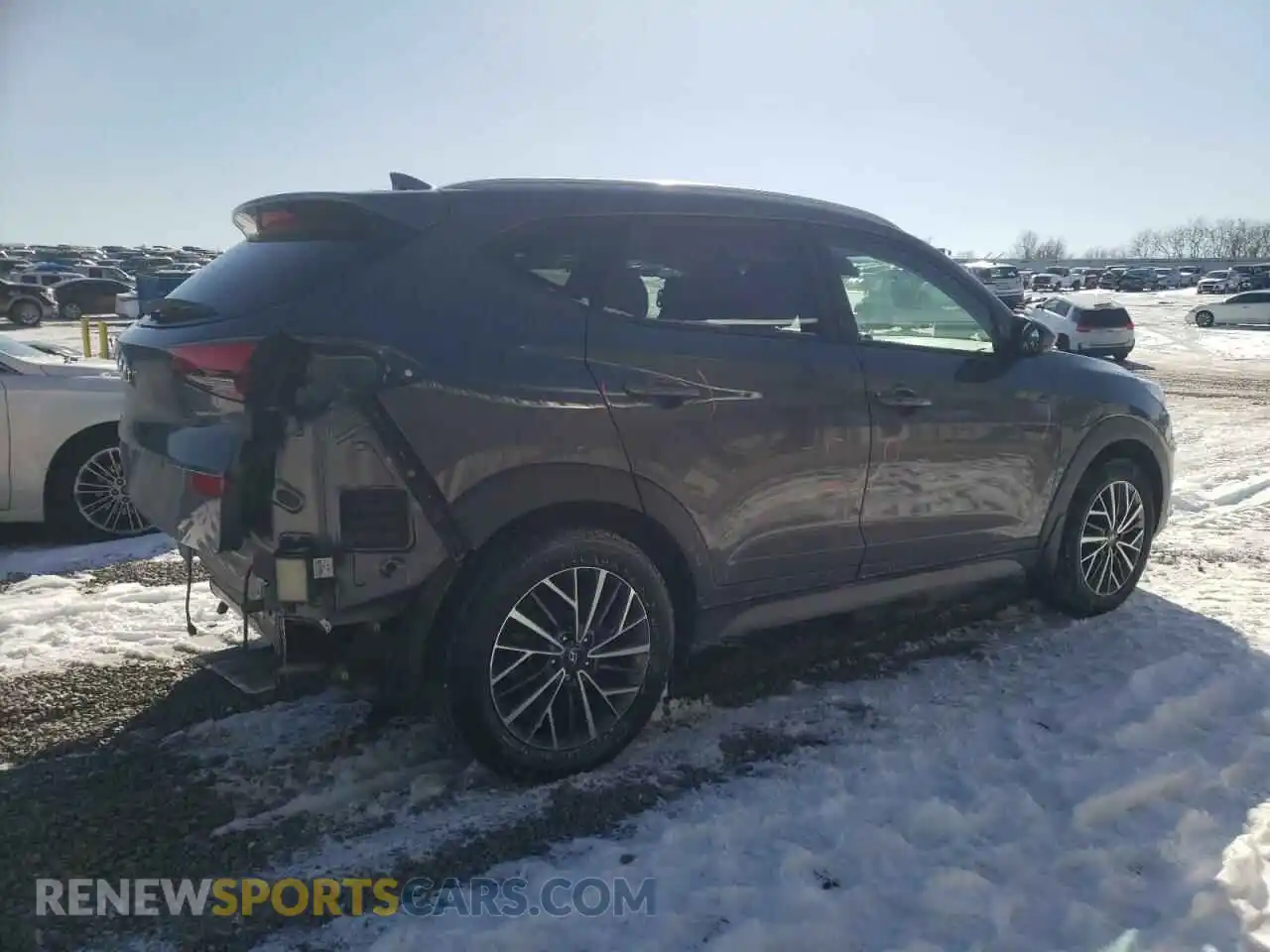 3 Photograph of a damaged car KM8J33AL3MU329470 HYUNDAI TUCSON 2021
