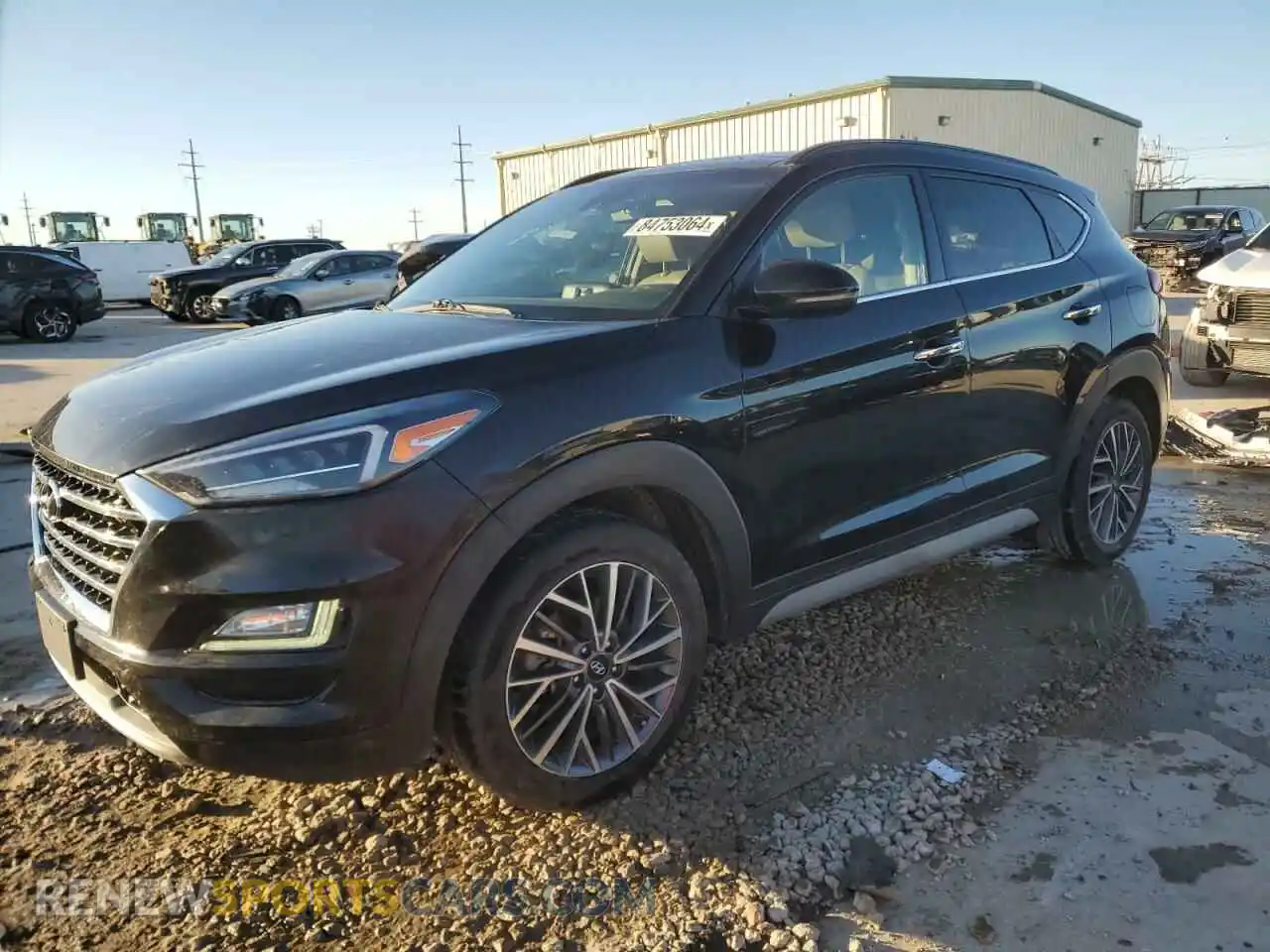 1 Photograph of a damaged car KM8J33AL3MU337424 HYUNDAI TUCSON 2021
